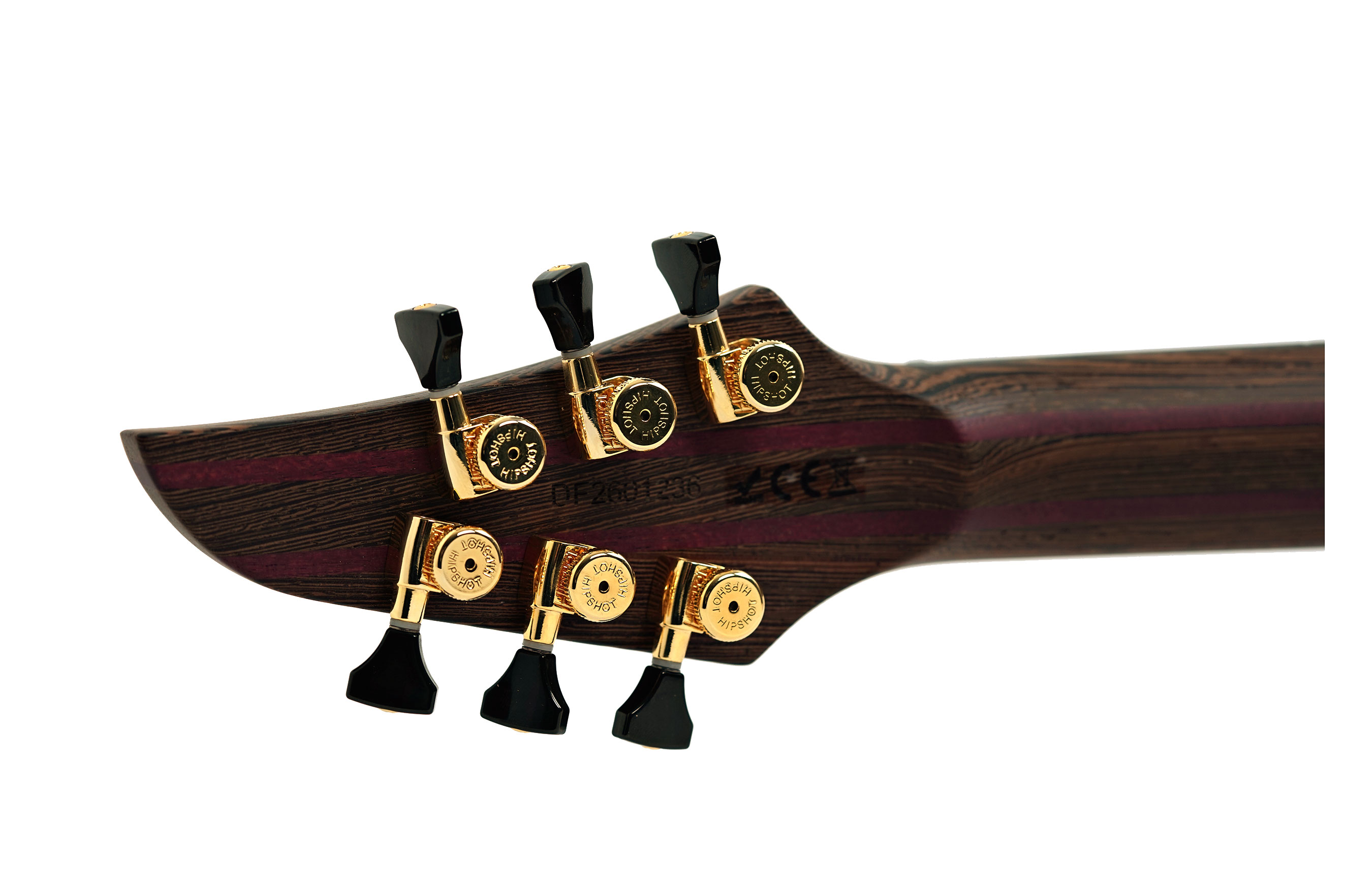 Mayones Duvell Elite 6 4A Curly Poplar Trans Dirty Purple Burst #DF2601236