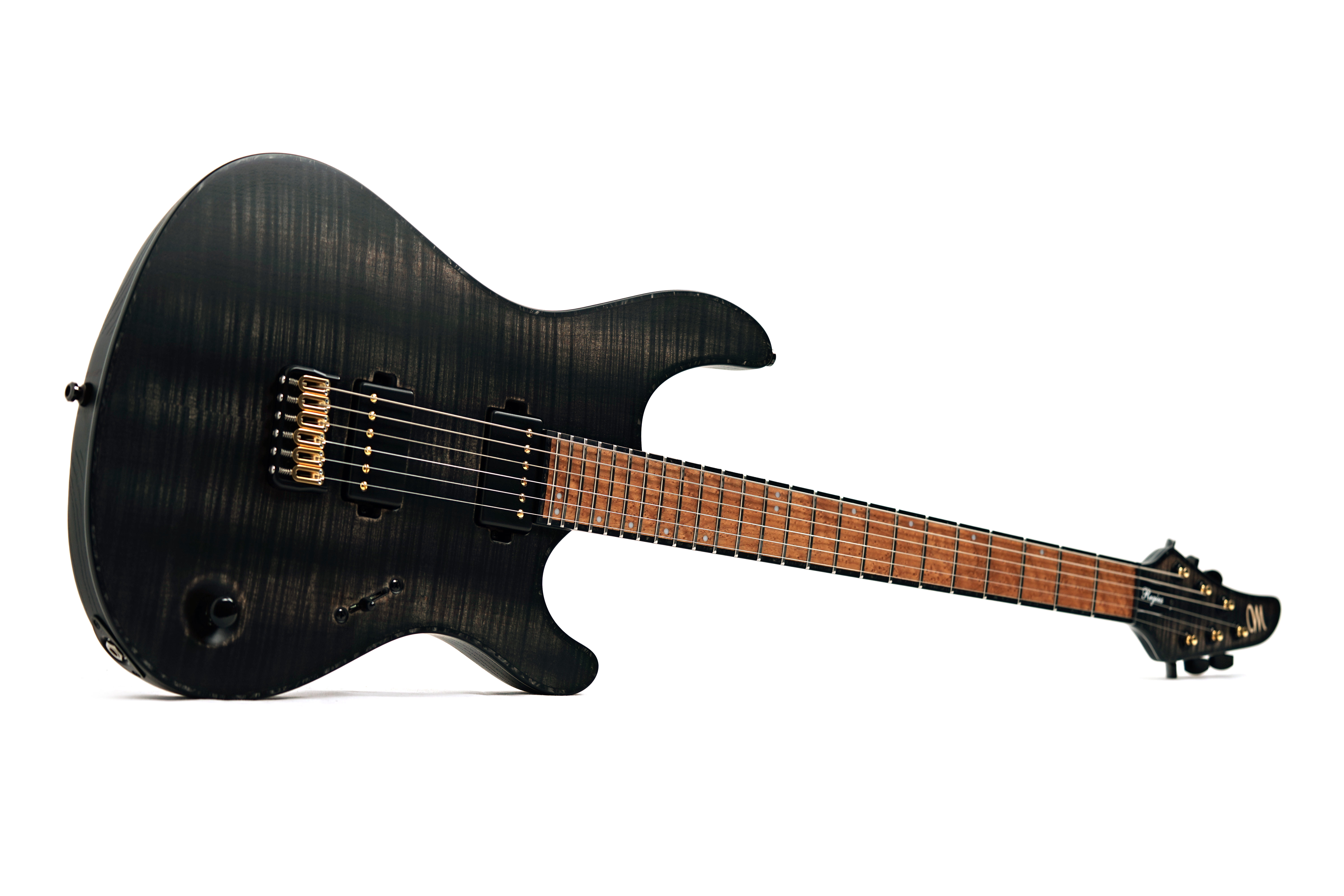 Mayones Regius 6 4A Flamed Maple Matt Antique Black #RF2605294