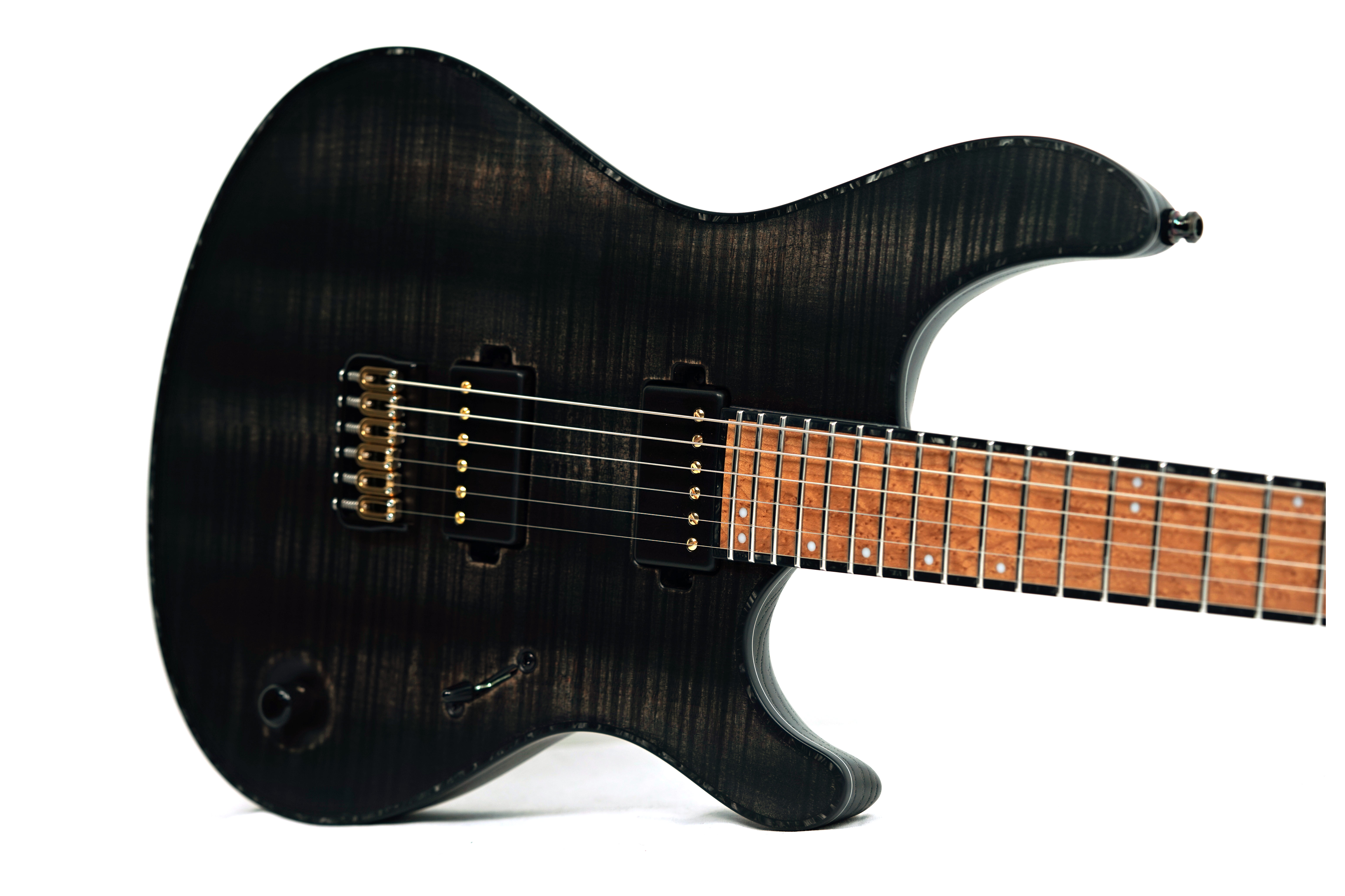 Mayones Regius 6 4A Flamed Maple Matt Antique Black #RF2605294