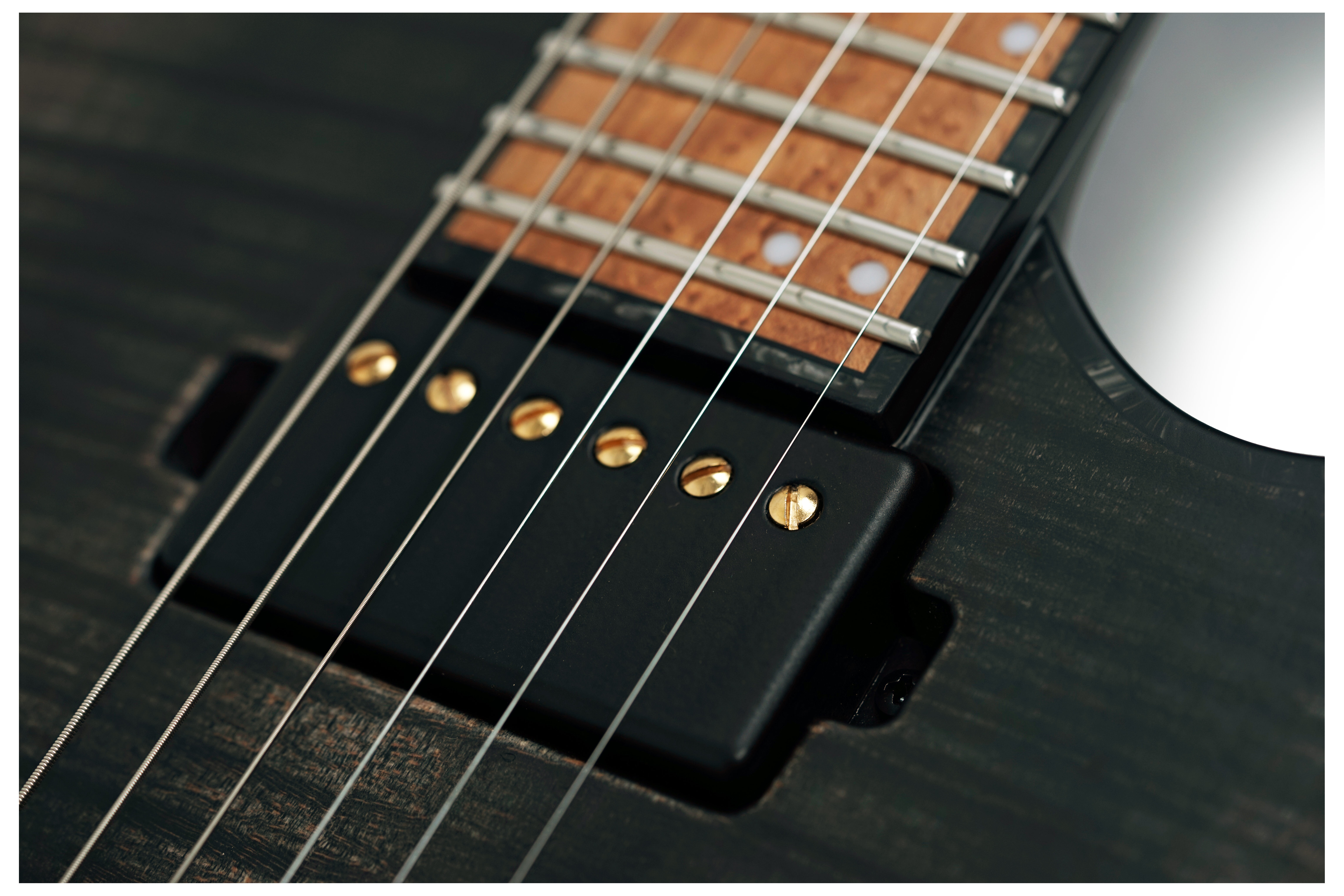 Mayones Regius 6 4A Flamed Maple Matt Antique Black #RF2605294