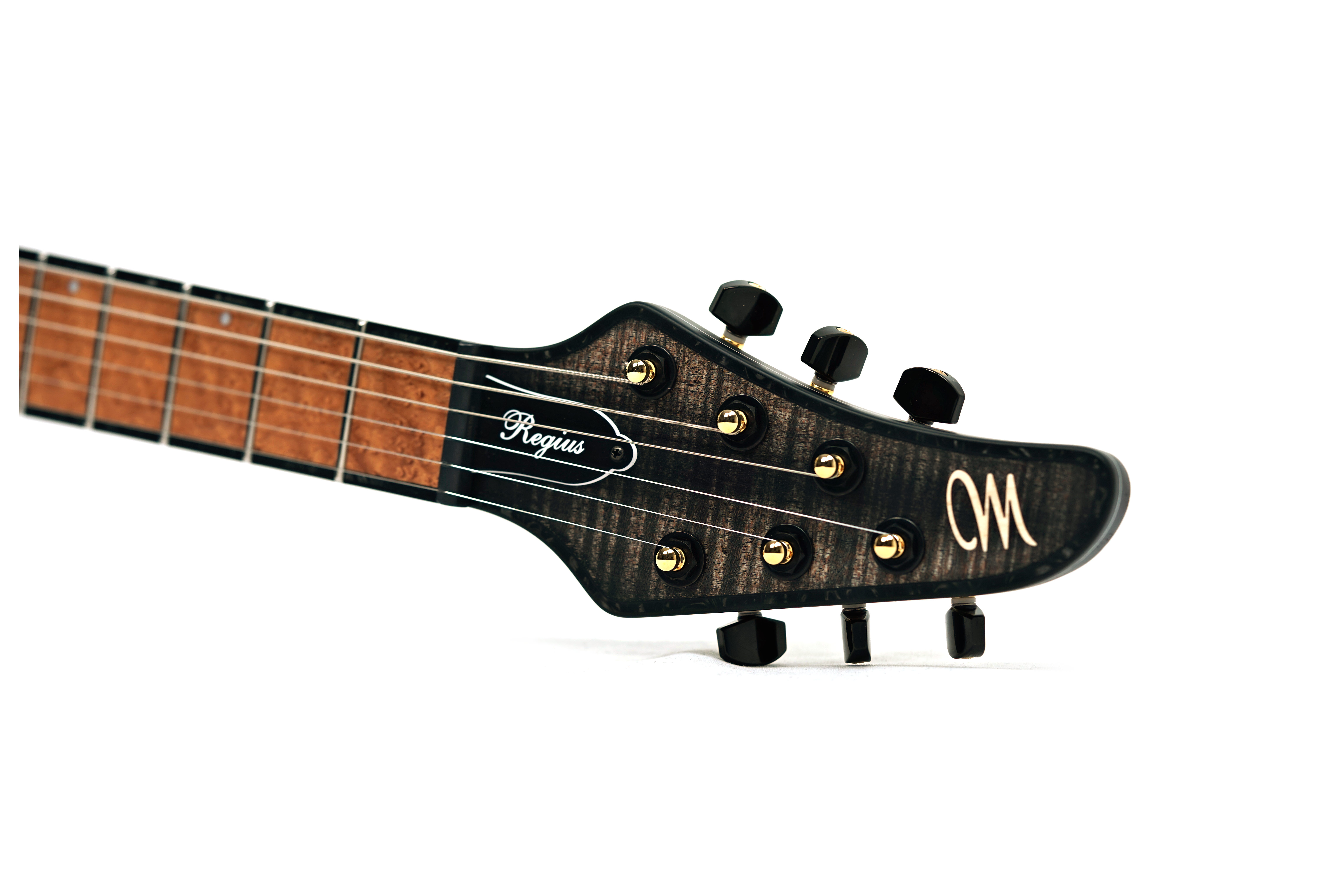 Mayones Regius 6 4A Flamed Maple Matt Antique Black #RF2605294