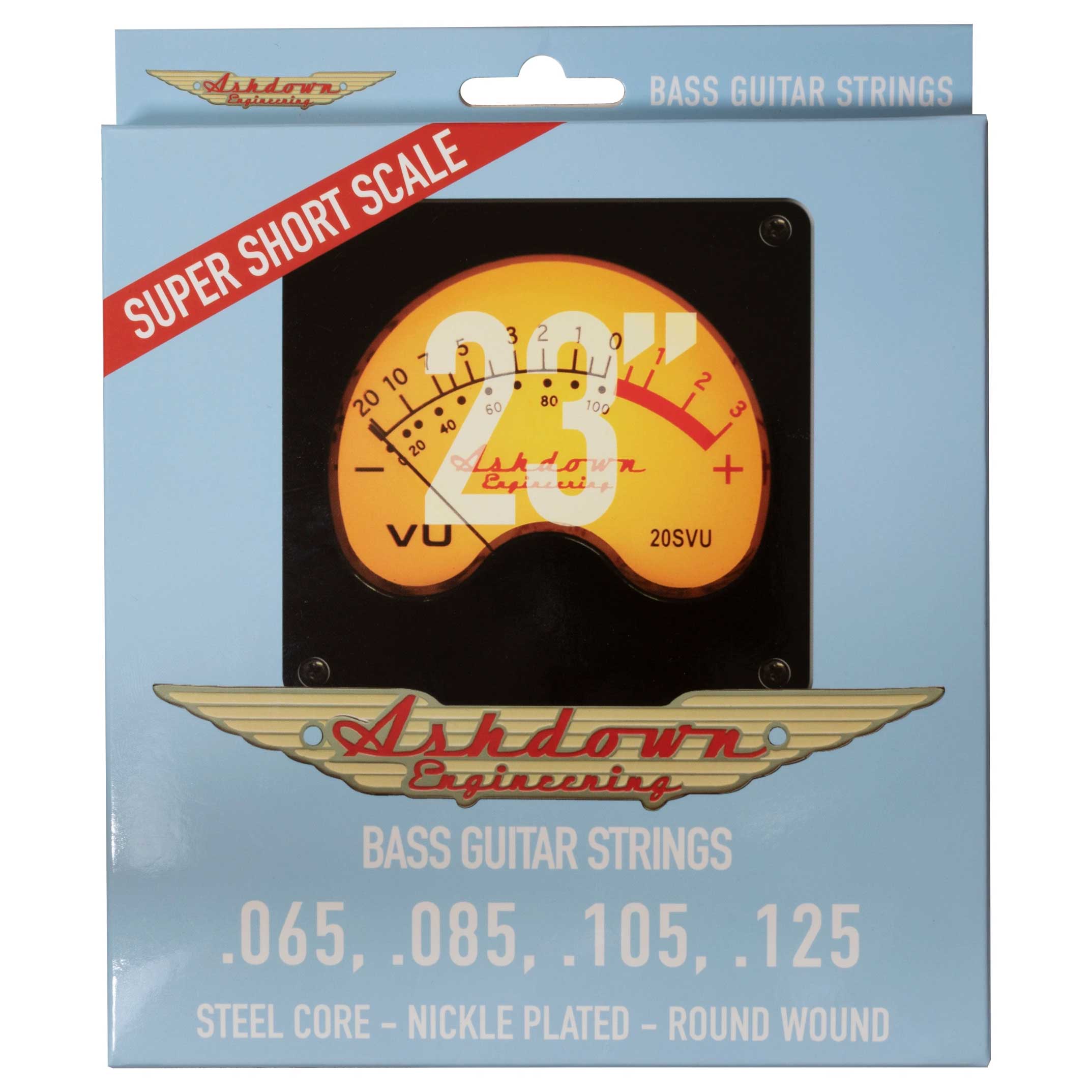 Ashdown Capri 23 Strings Super Short Scale Nickel Wound