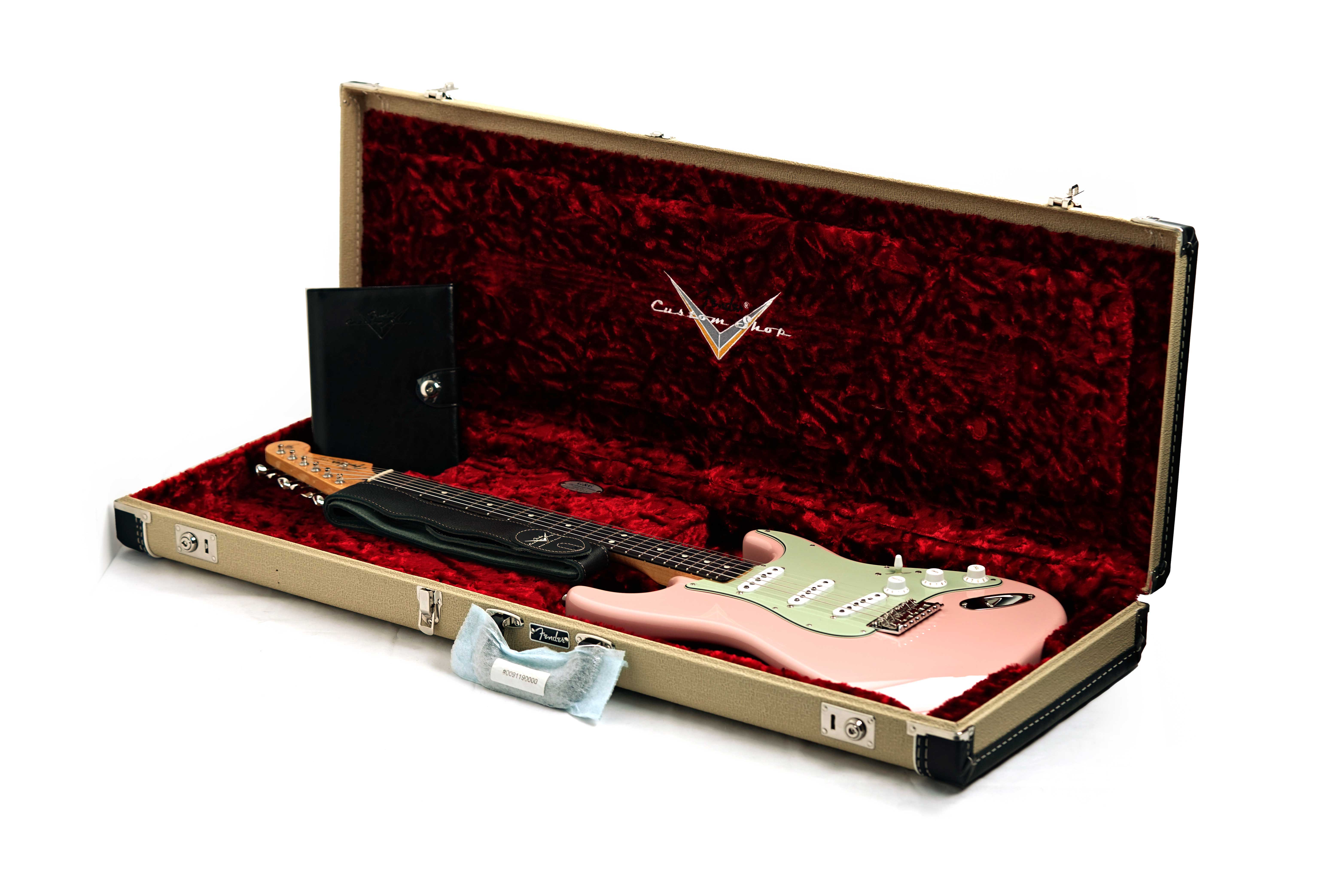 Fender Custom Shop 1963 Stratocaster NOS Shell Pink Rosewood Fingerboard #R128381