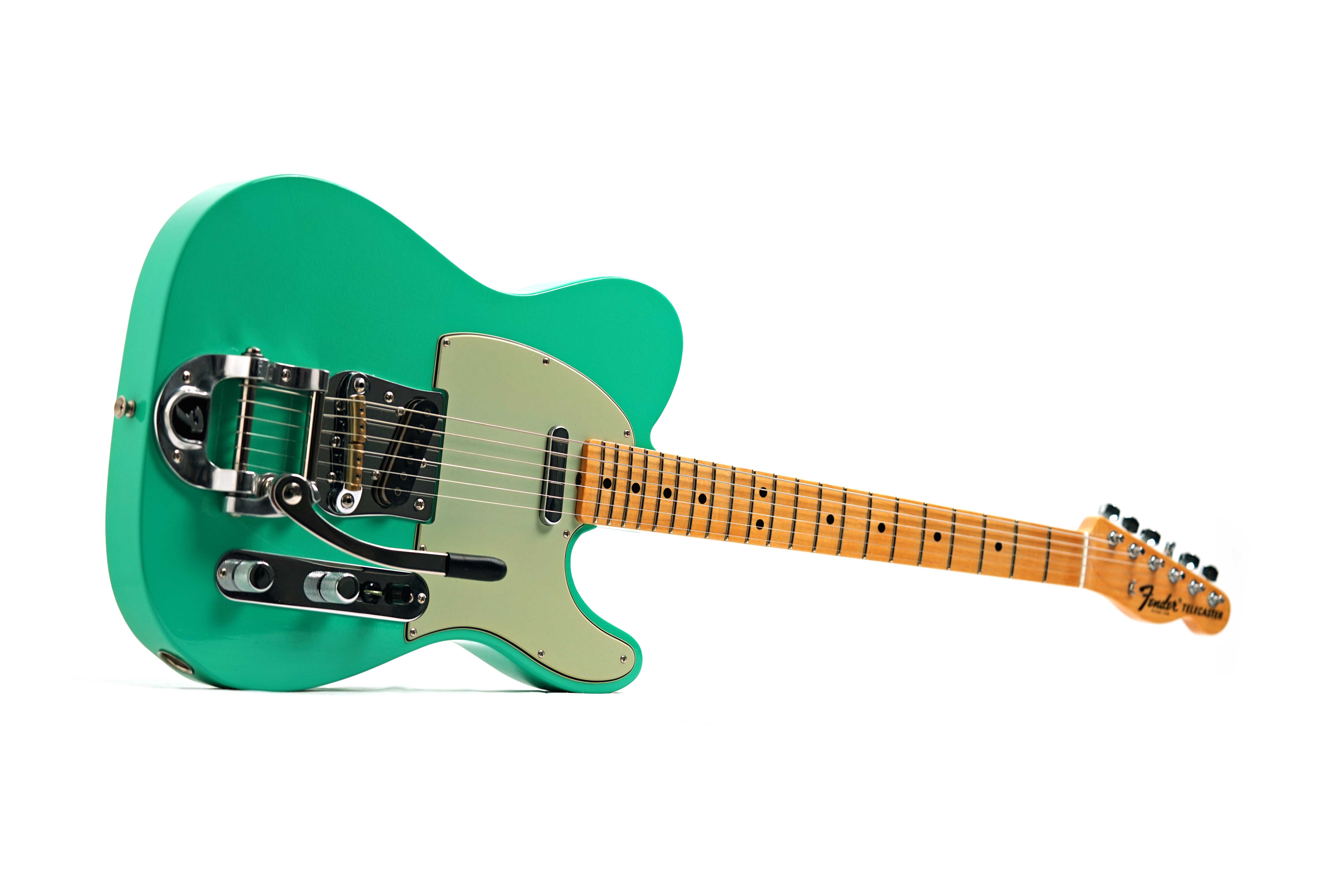 Fender Custom Shop 1967 Telecaster Bigsby Deluxe Closet Classic Aged Sea Foam Green Maple Fingerboard #CZ578095
