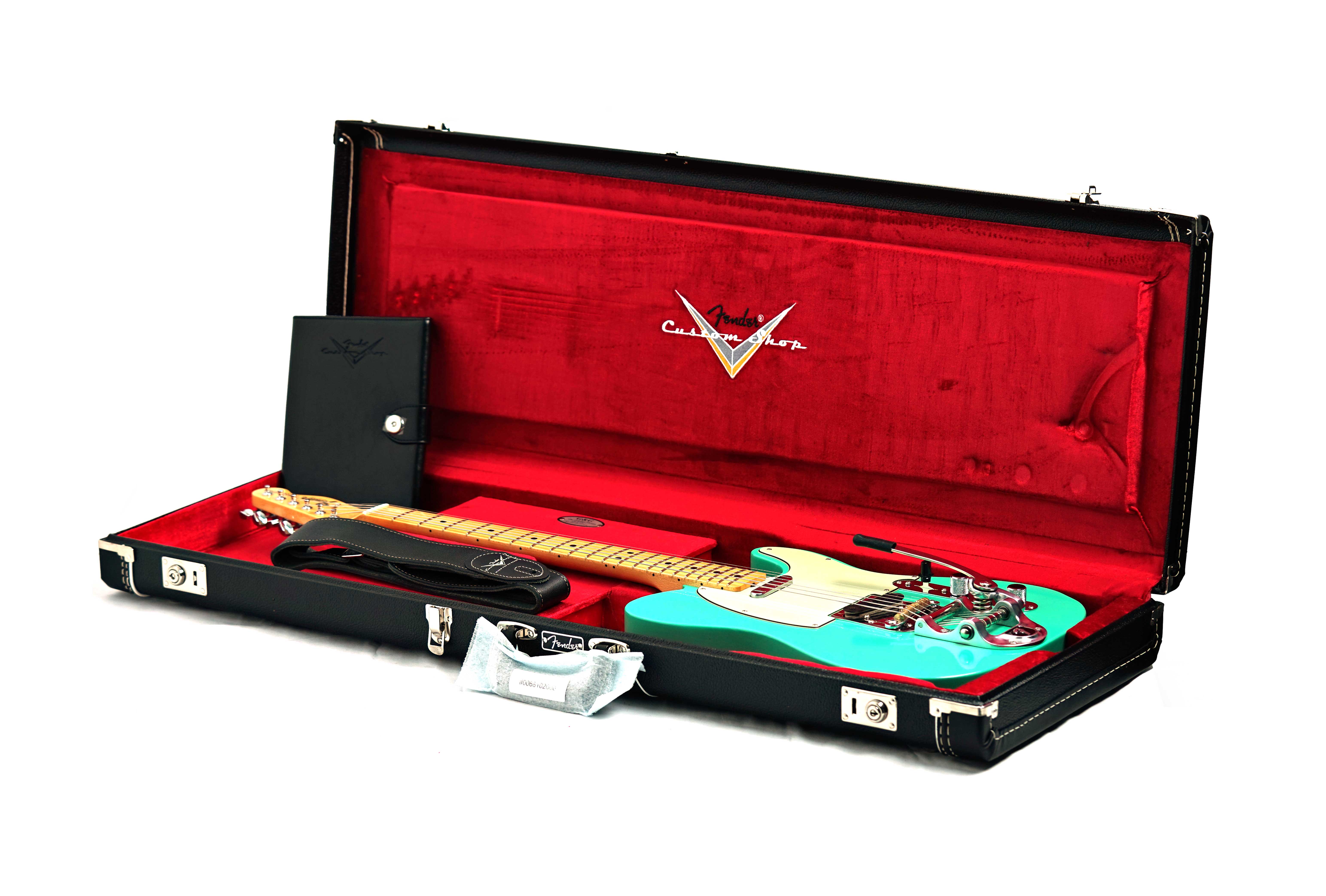Fender Custom Shop 1967 Telecaster Bigsby Deluxe Closet Classic Aged Sea Foam Green Maple Fingerboard #CZ578095
