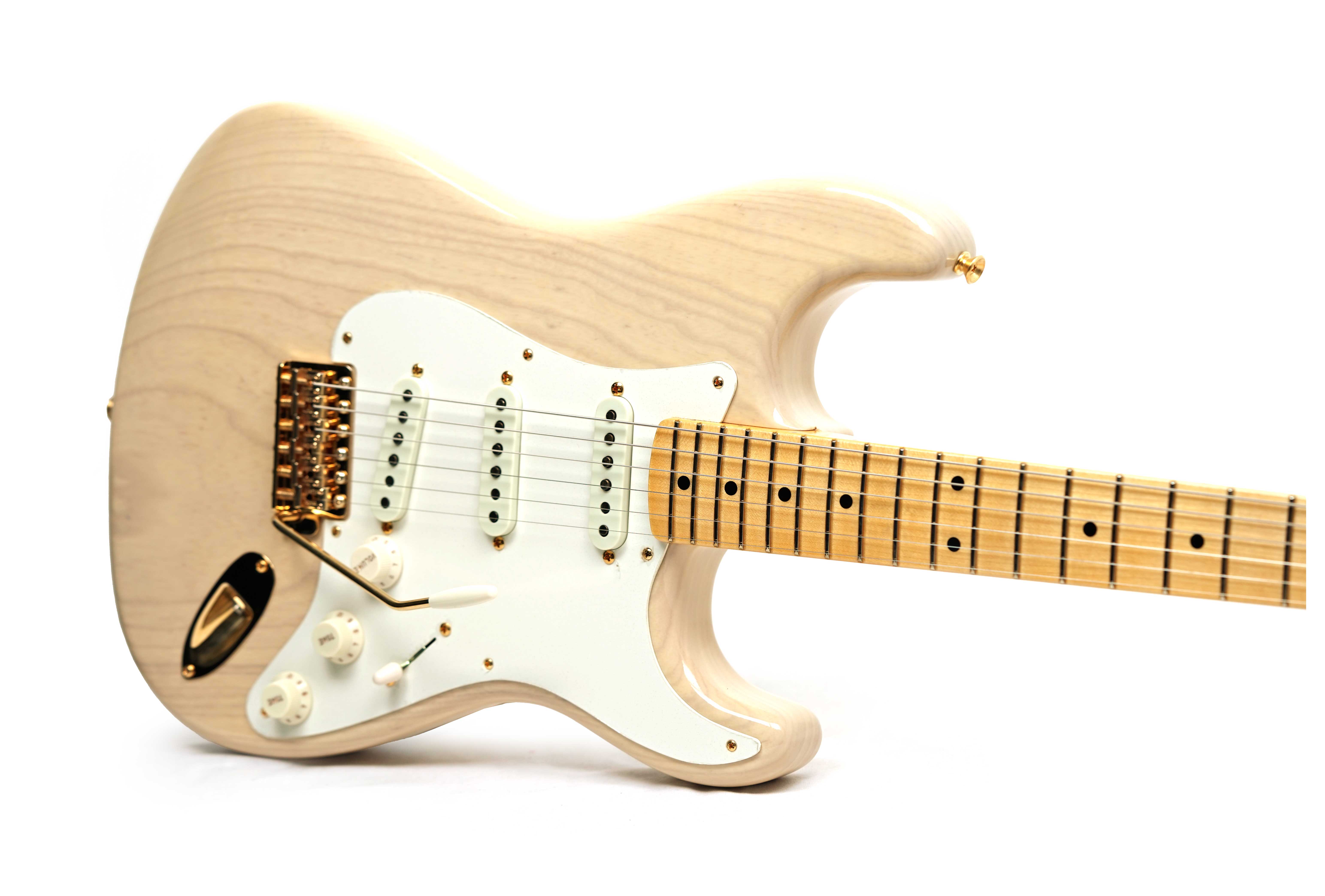 Fender Custom Shop Vintage Custom 1957 Stratocaster NOS Maple Fingerboard Aged White Blonde #R145029