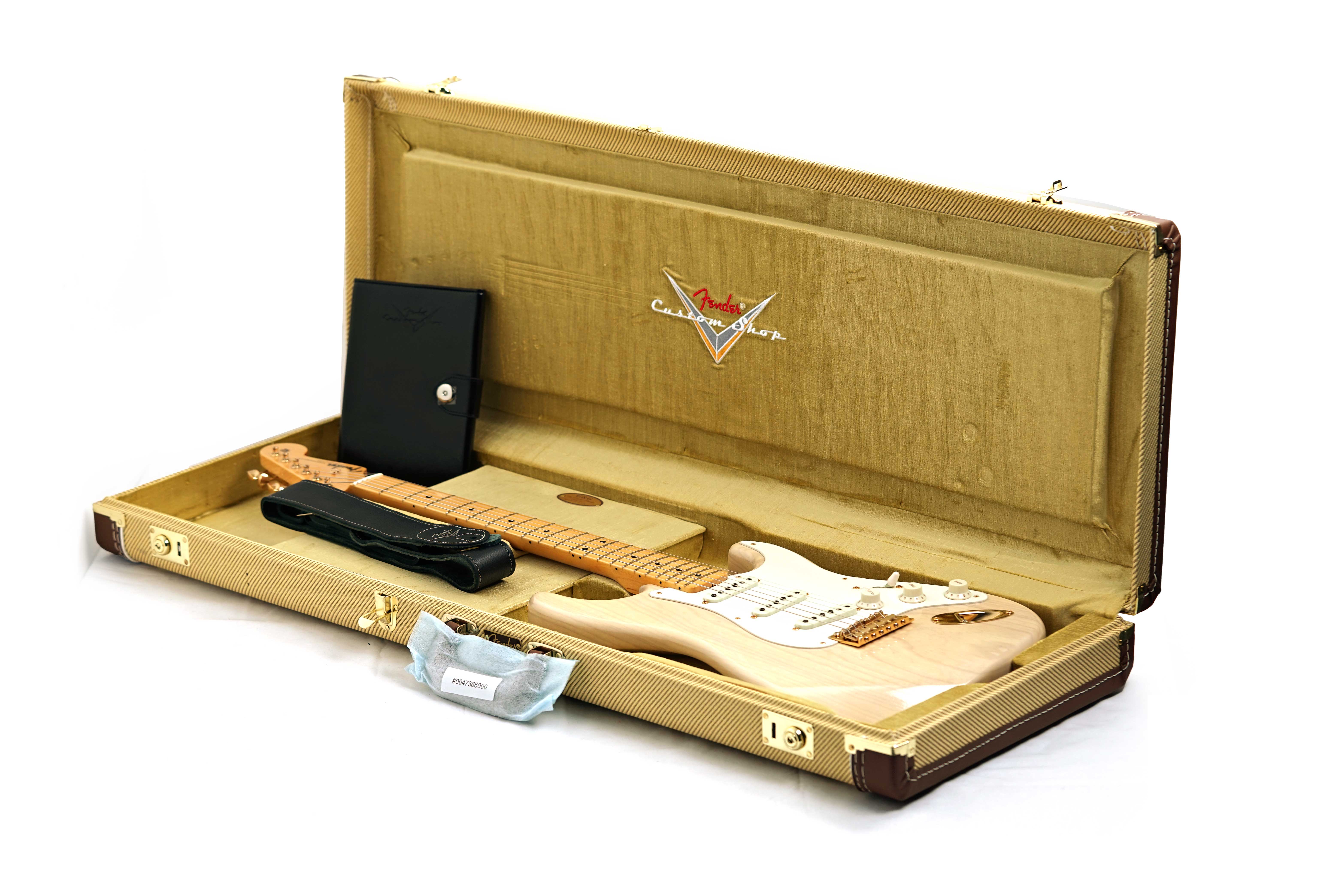 Fender Custom Shop Vintage Custom 1957 Stratocaster NOS Maple Fingerboard Aged White Blonde #R145029