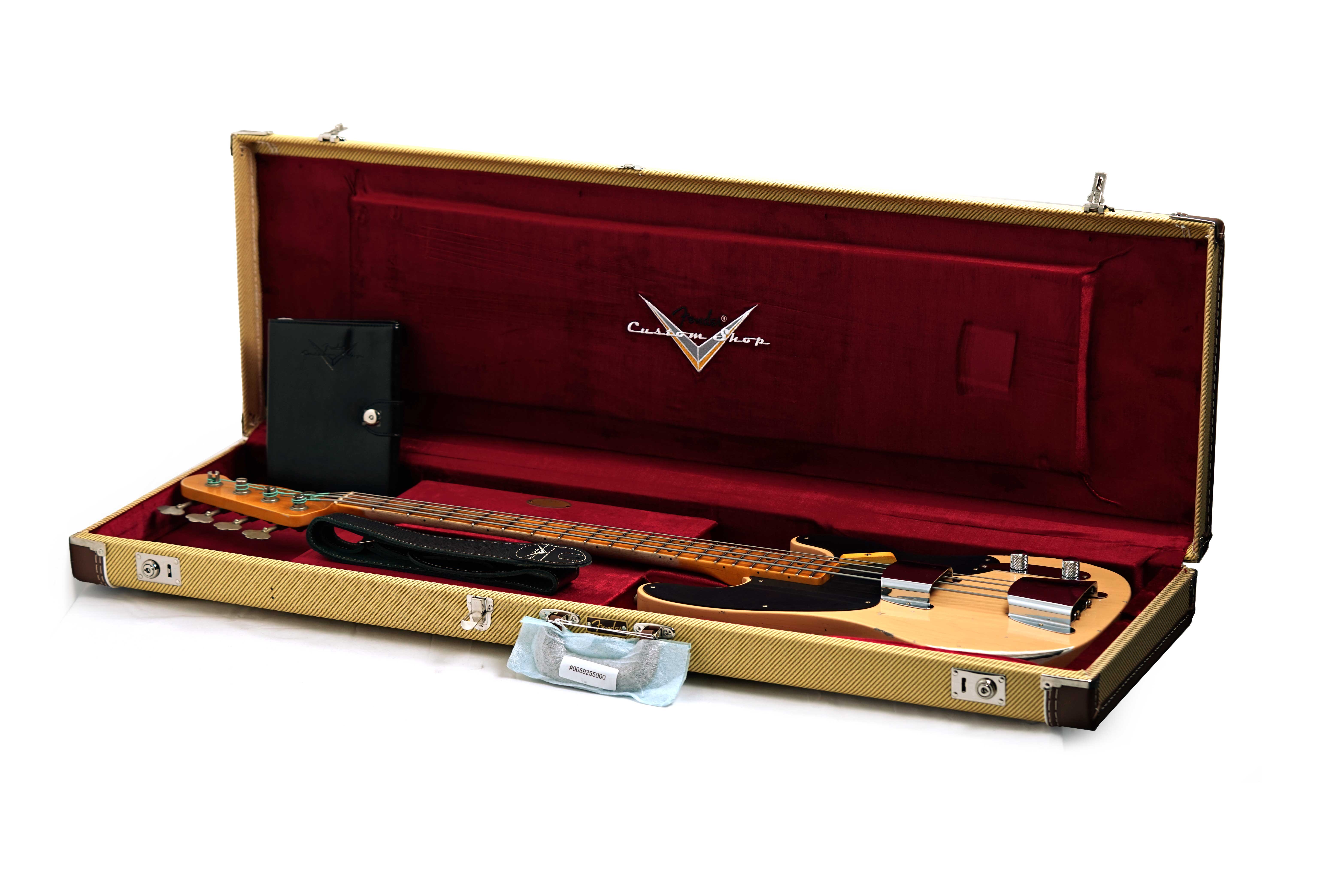 Fender Custom Shop 1951 Precision Bass Relic Super Aged Nocaster Blonde #XN3449