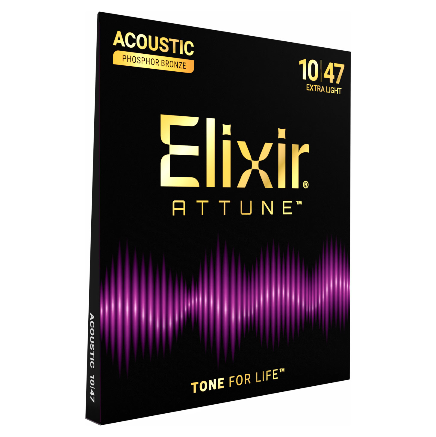 Elixir ATTUNE 92/8 Phosphor Bronze Extra Light 10-47