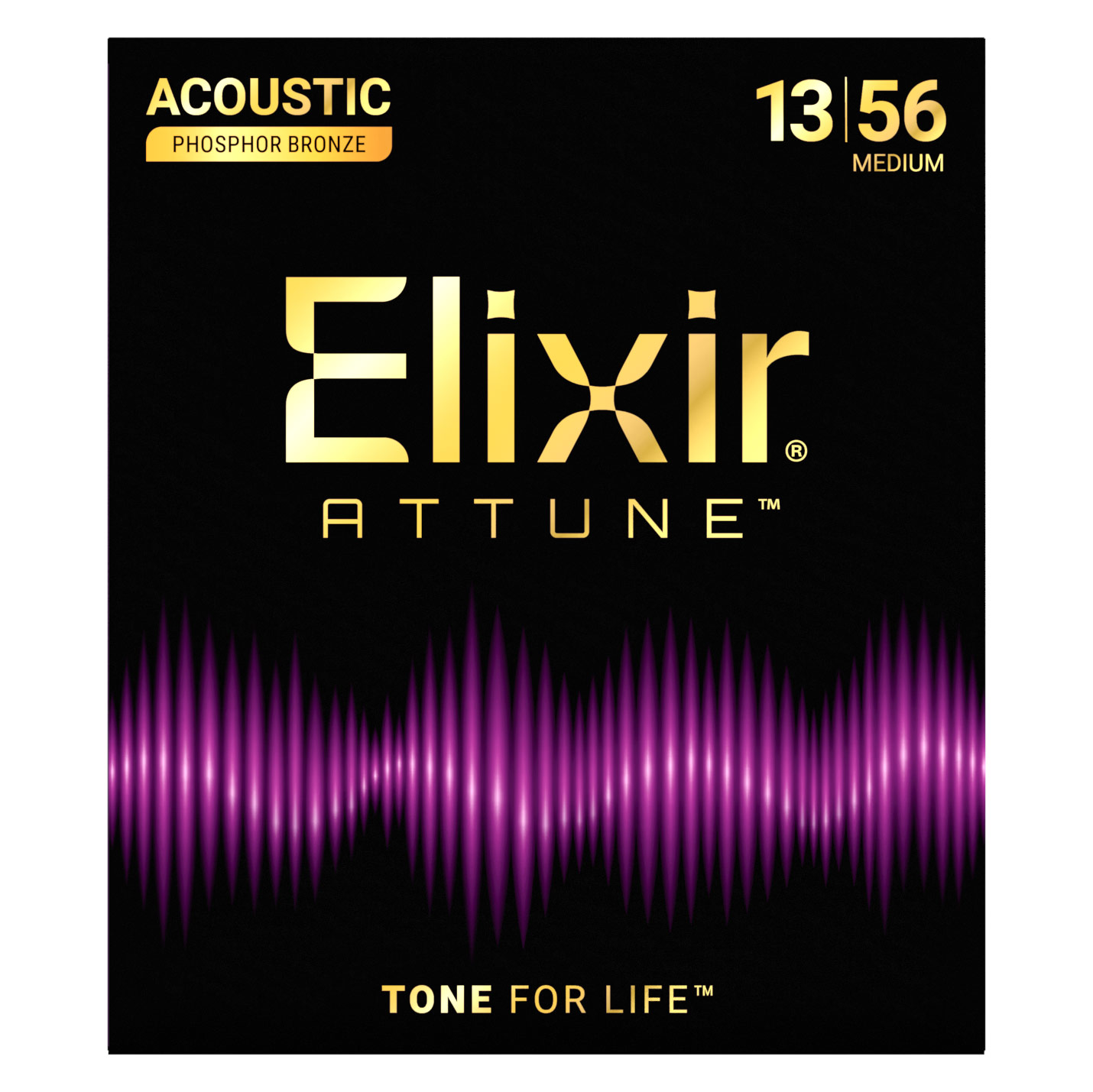 Elixir ATTUNE 92/8 Phosphor Bronze Medium 13-56