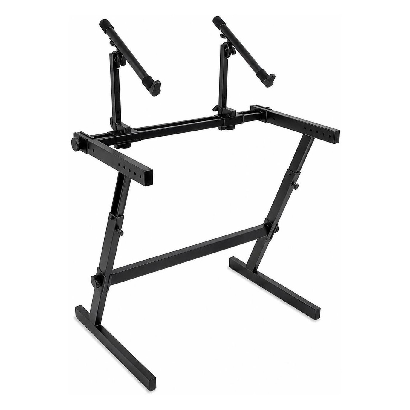 Quiklok Z726 Keyboard Stand Z-Style Double Tier Height Adjustable Black