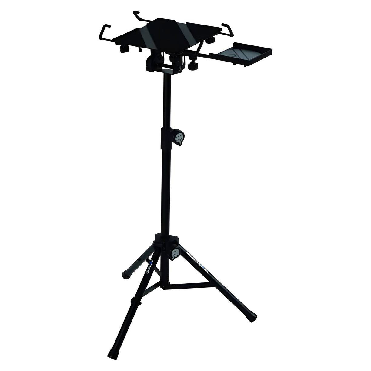 Quiklok LPH004 Laptop Holder Fully Adjustable Tripod Mount with Mouse Tray Black
