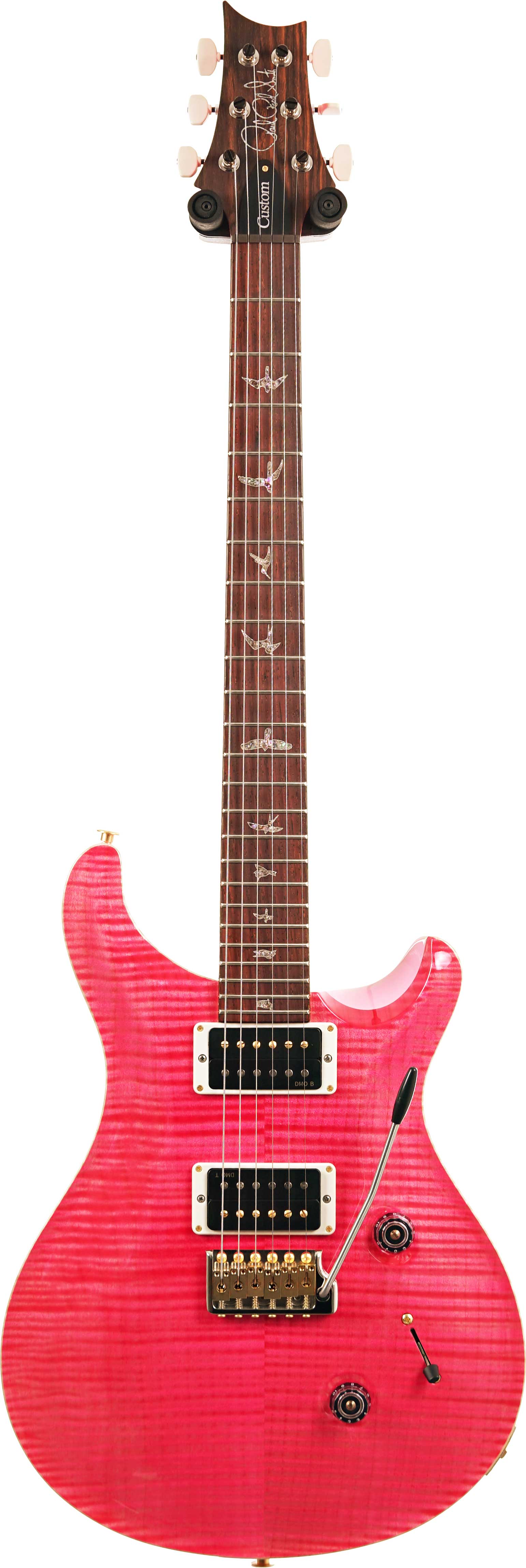 PRS Limited Edition Wood Library Custom 24 Hand Selected 10 Top Bonnie Pink #0427306