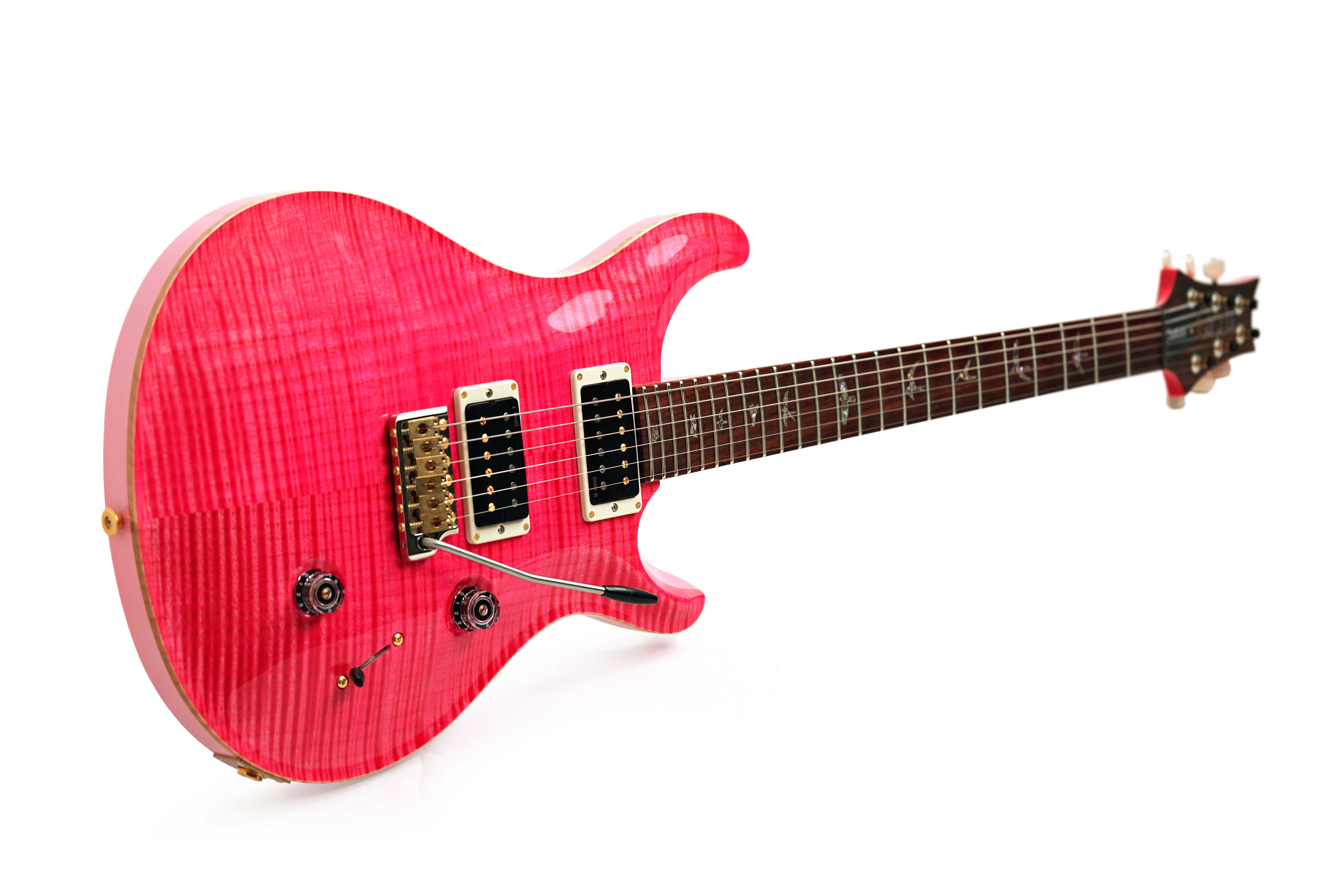 PRS Limited Edition Wood Library Custom 24 Hand Selected 10 Top Bonnie Pink #0427306