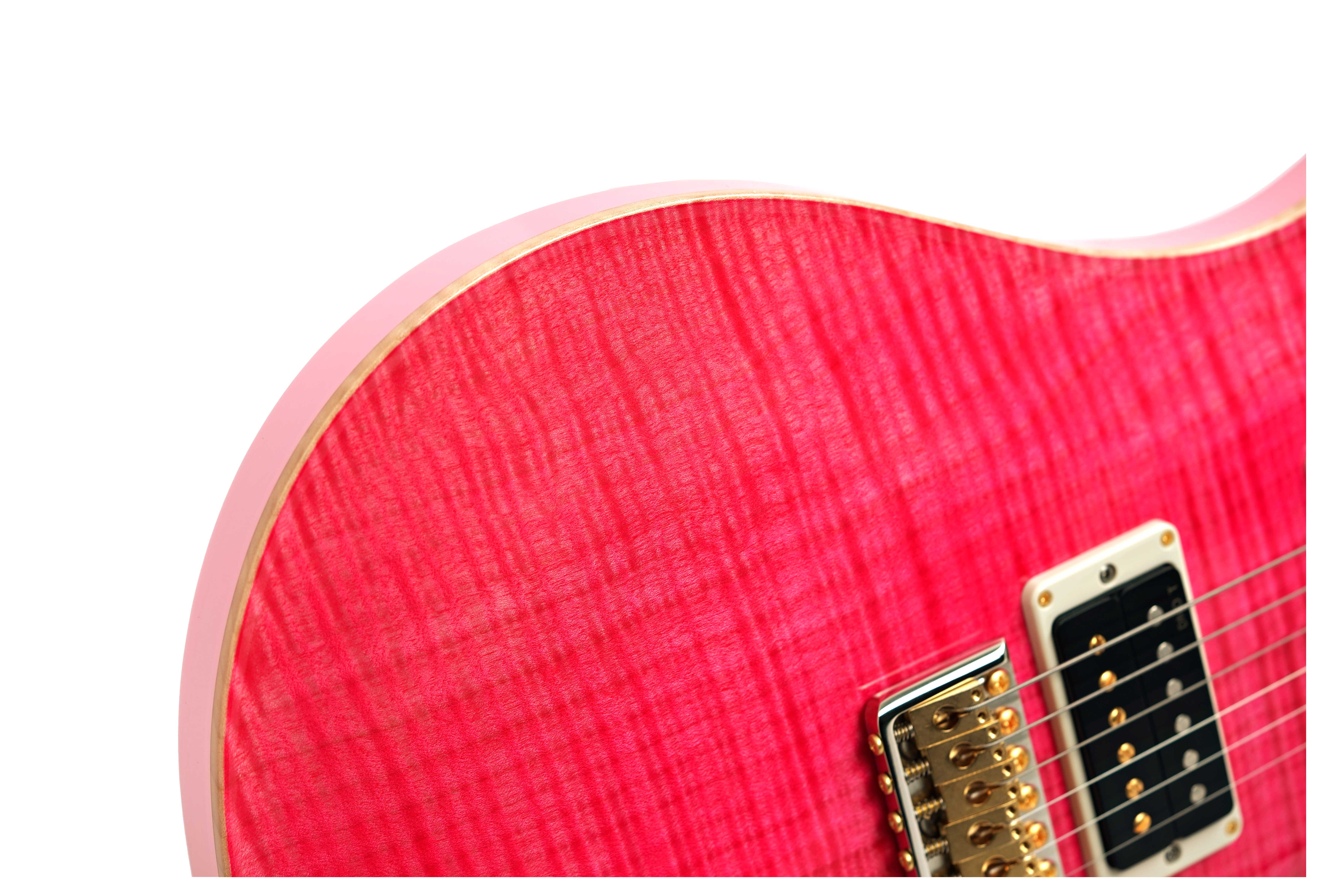 PRS Limited Edition Wood Library Custom 24 Hand Selected 10 Top Bonnie Pink #0427306