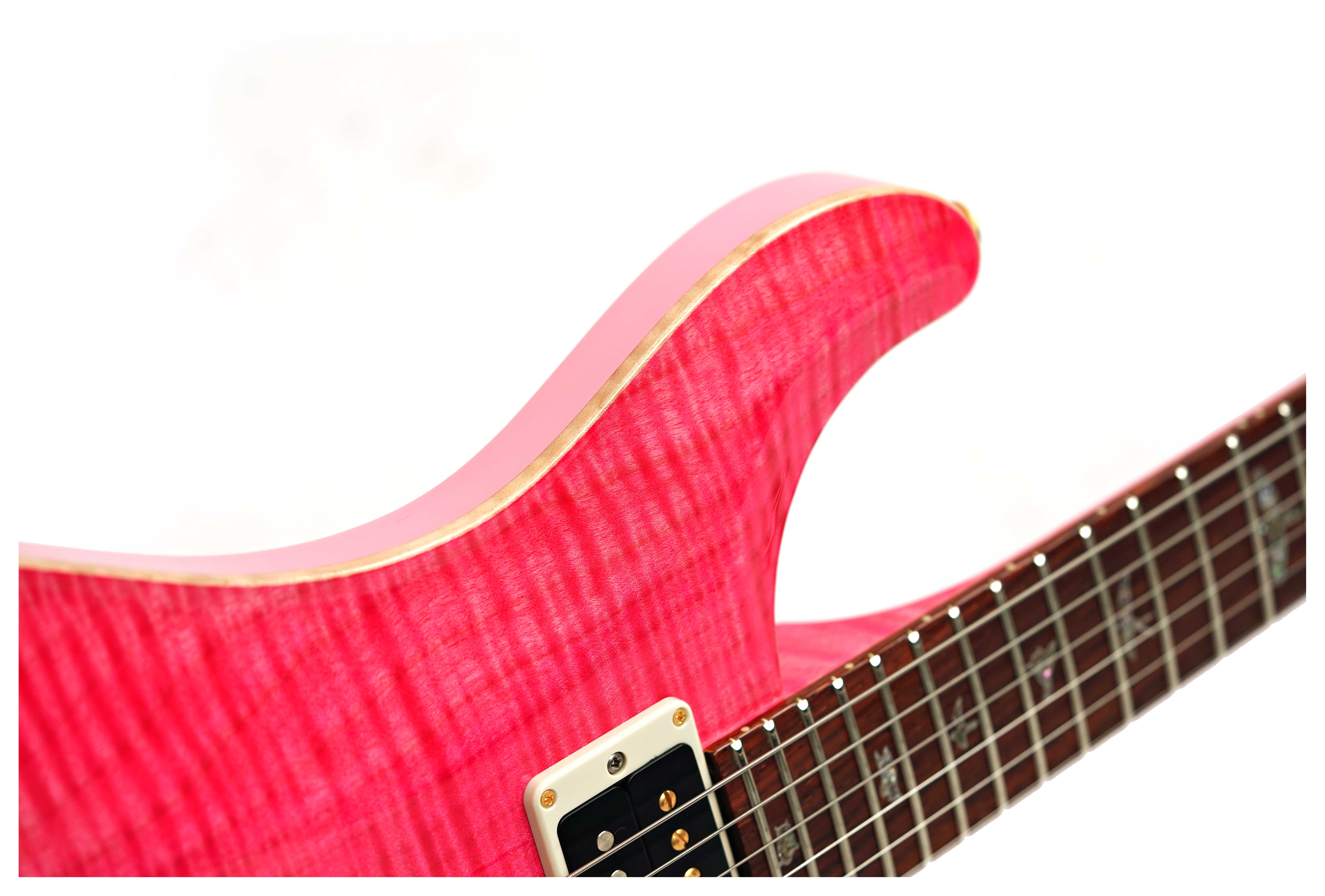 PRS Limited Edition Wood Library Custom 24 Hand Selected 10 Top Bonnie Pink #0427306