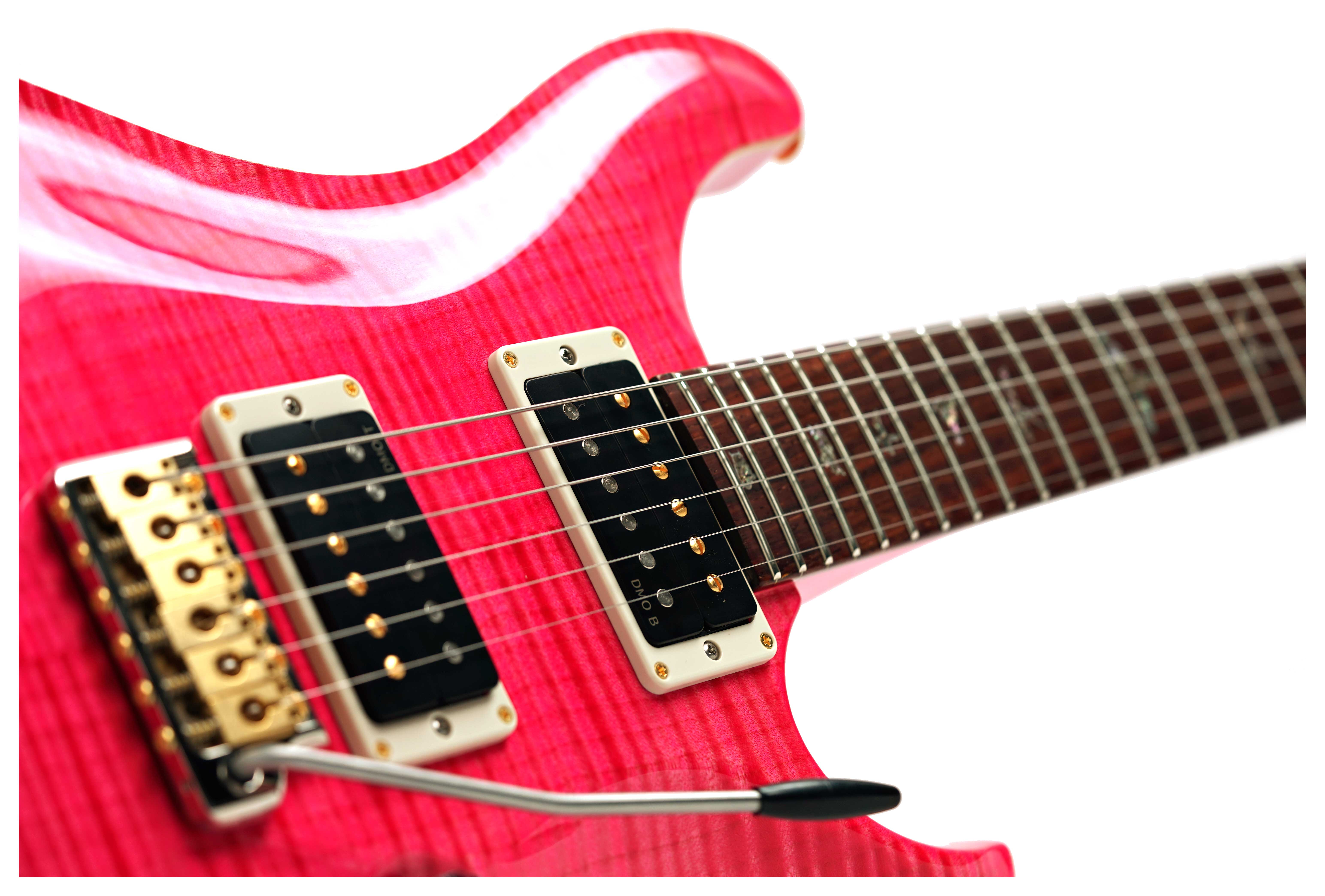 PRS Limited Edition Wood Library Custom 24 Hand Selected 10 Top Bonnie Pink #0427306