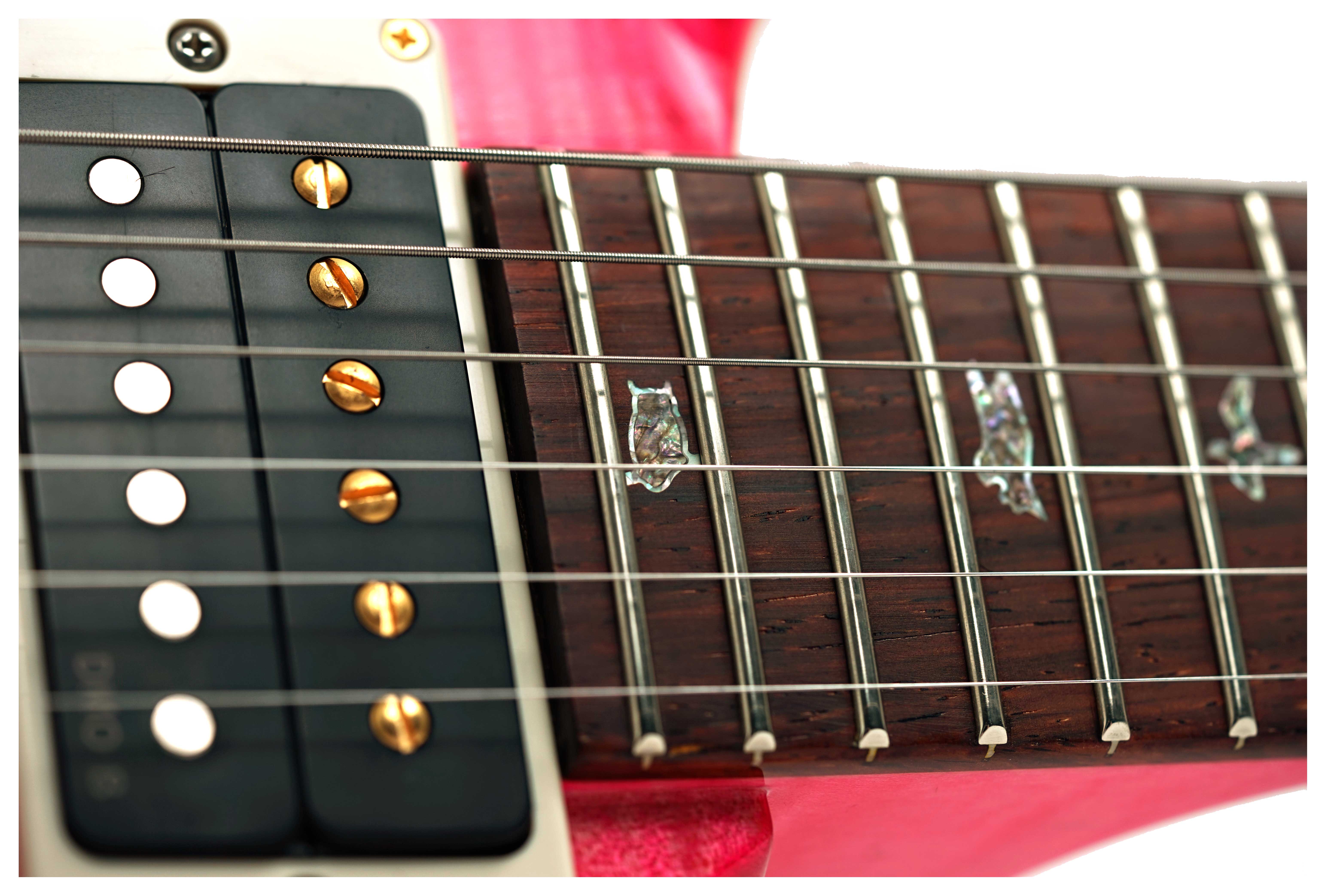PRS Limited Edition Wood Library Custom 24 Hand Selected 10 Top Bonnie Pink #0427306