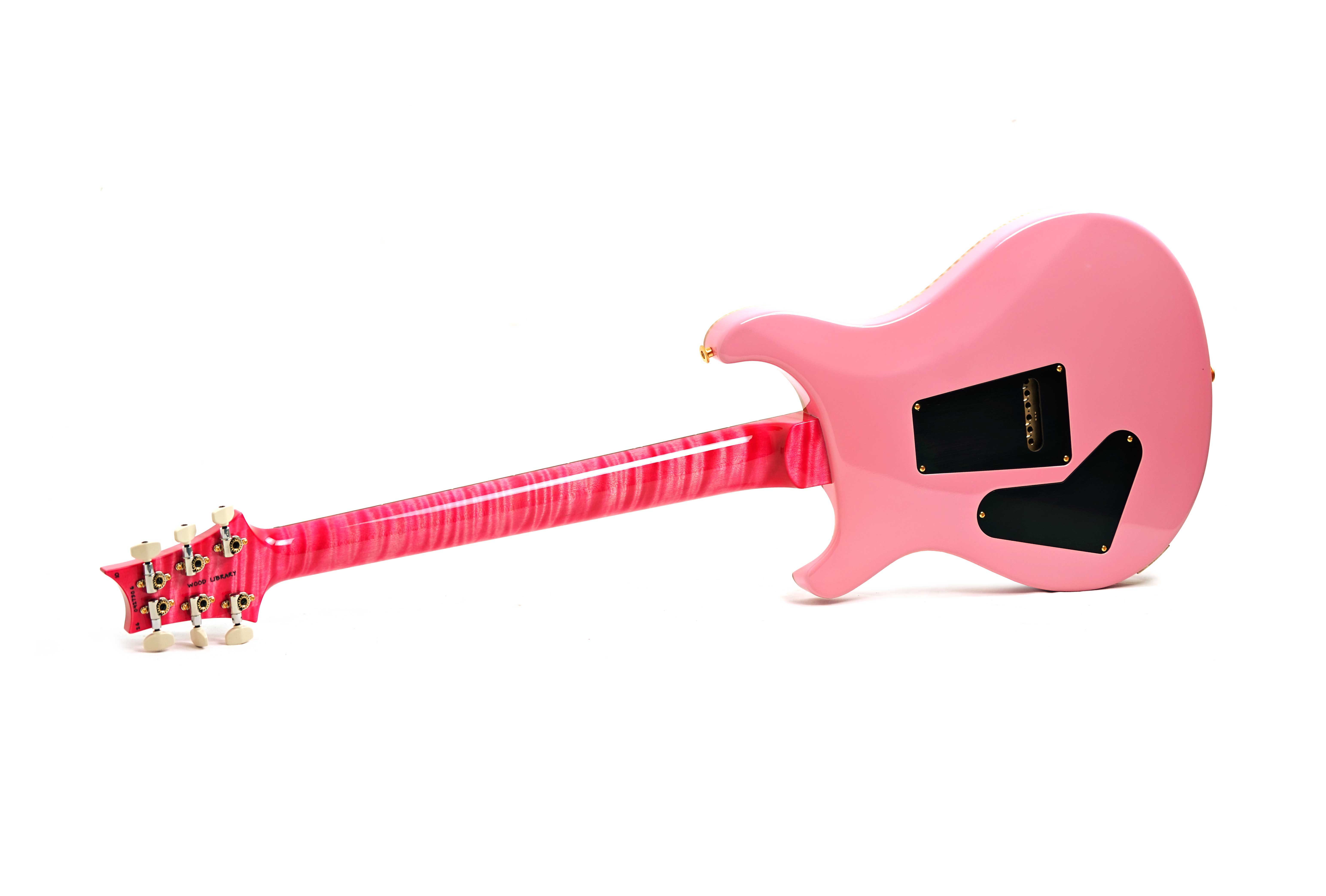 PRS Limited Edition Wood Library Custom 24 Hand Selected 10 Top Bonnie Pink #0427306
