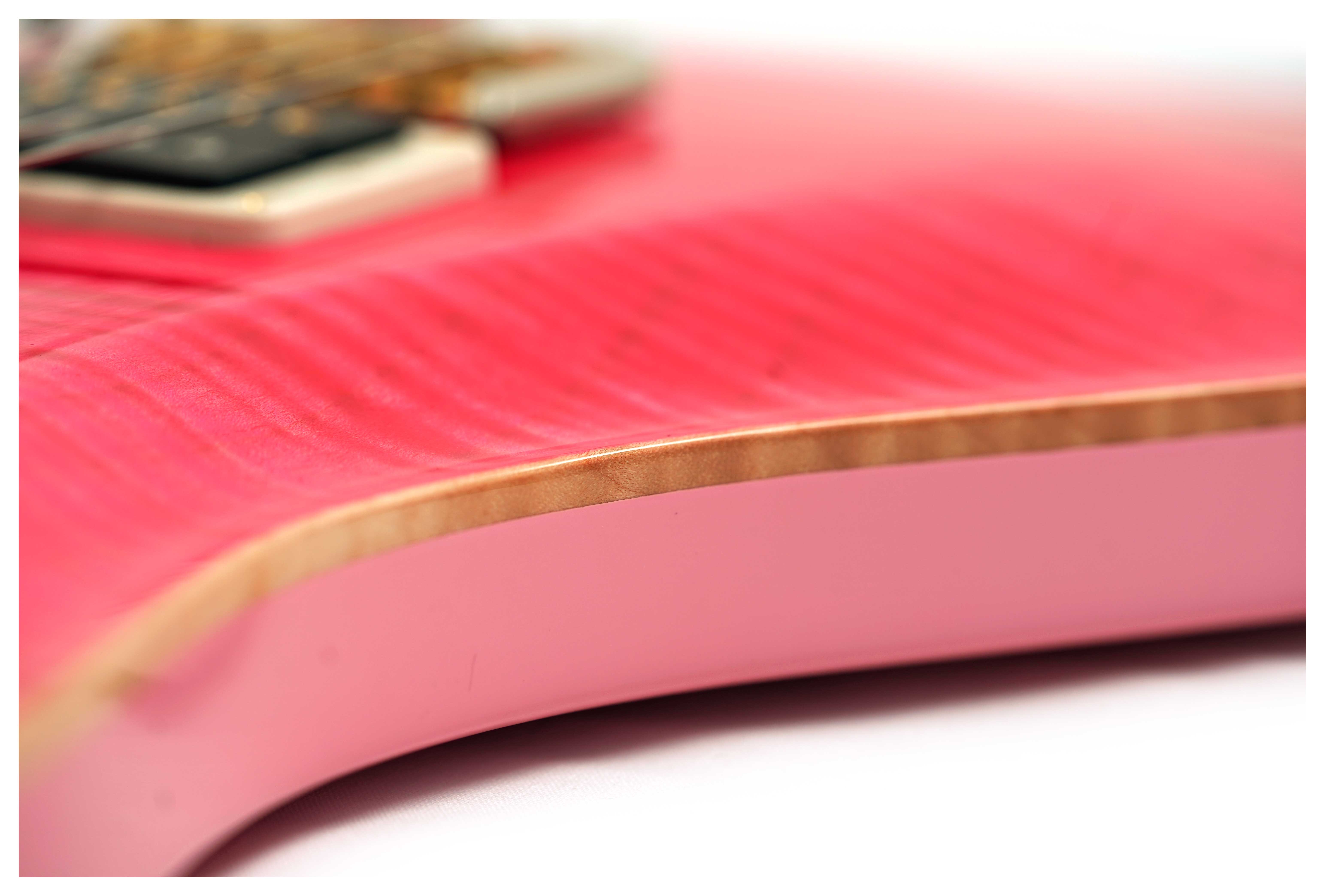 PRS Limited Edition Wood Library Custom 24 Hand Selected 10 Top Bonnie Pink #0427306