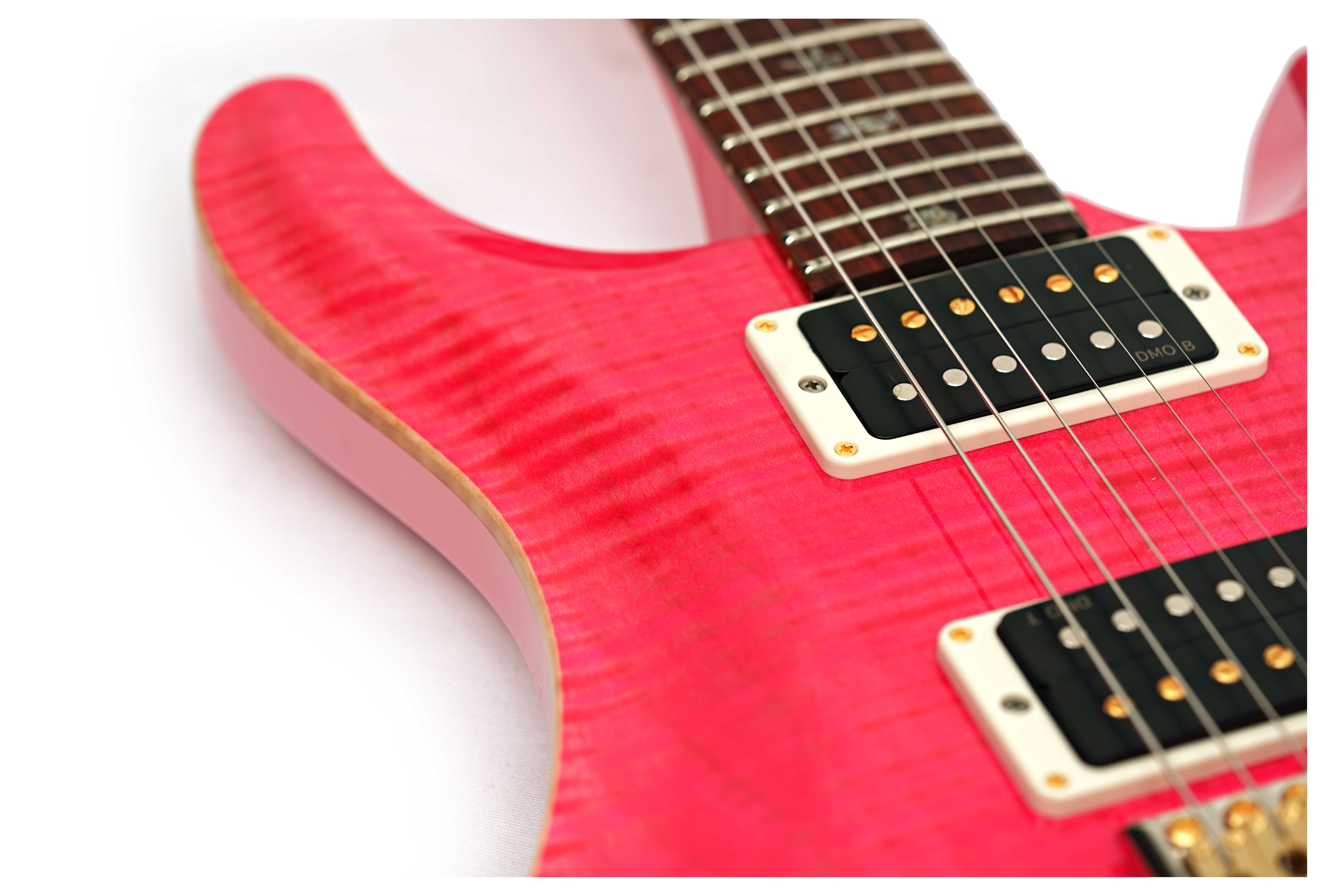 PRS Limited Edition Wood Library Custom 24 Hand Selected 10 Top Bonnie Pink #0427306