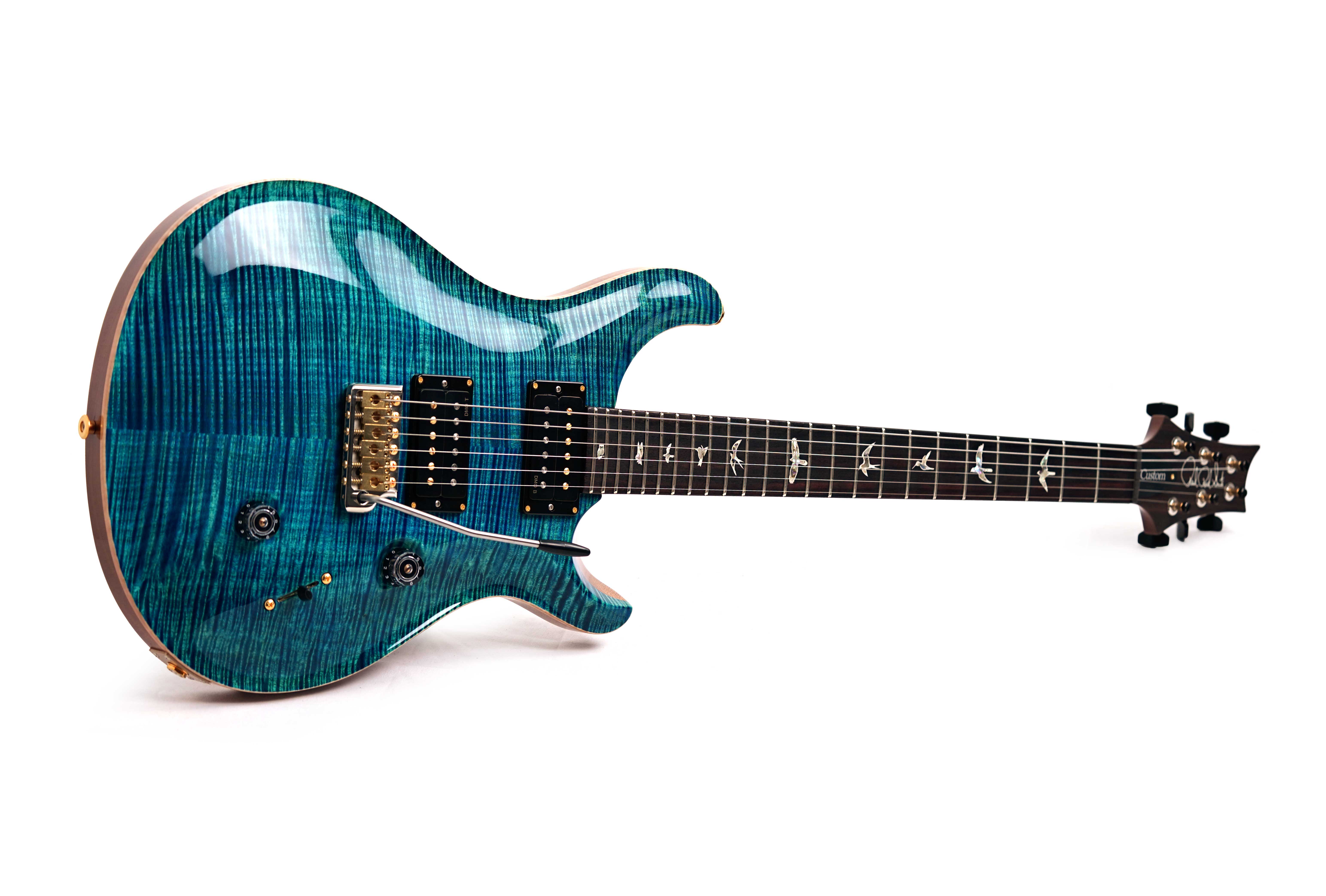 PRS Custom 24 10 Top Arctic Blue #0422741