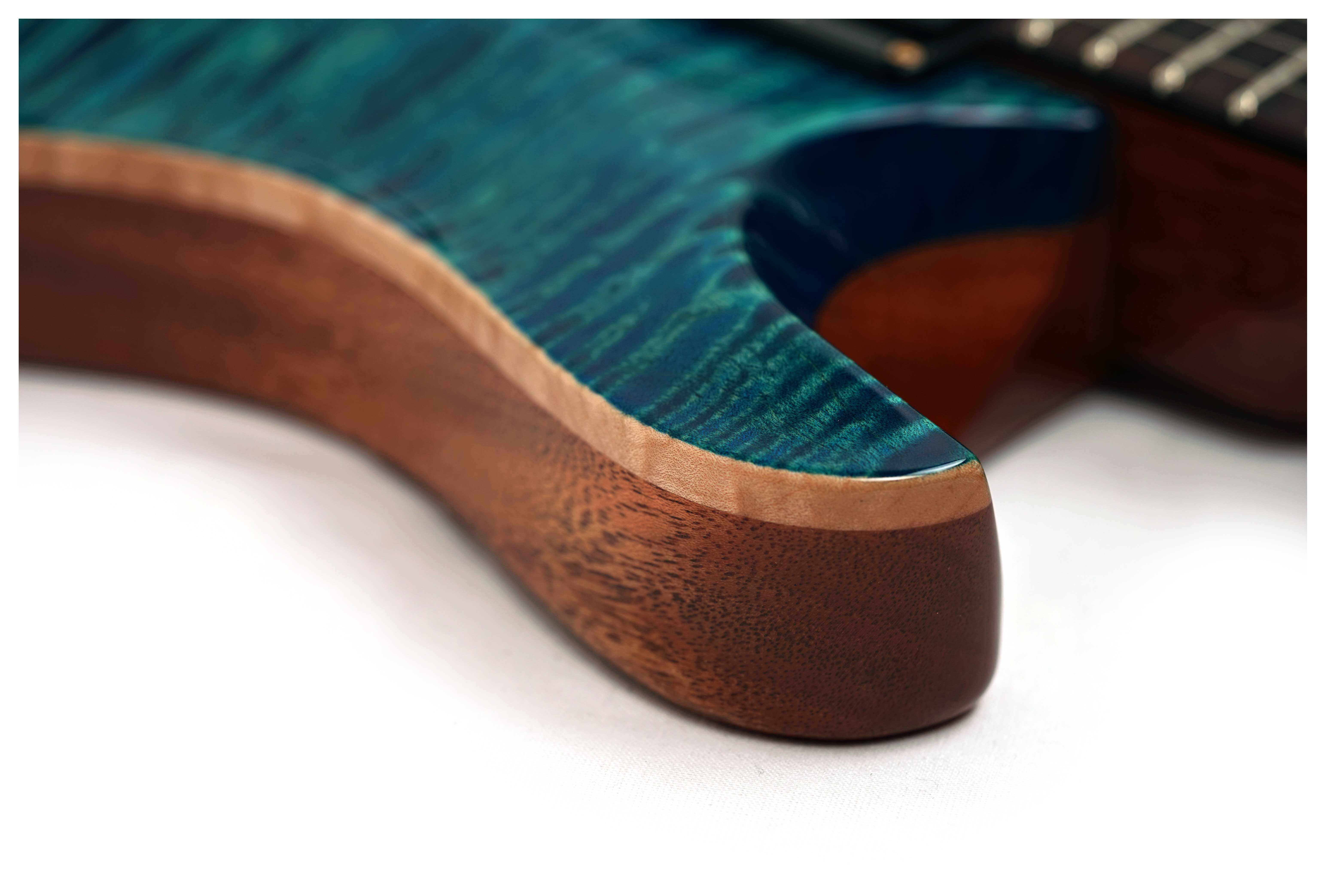 PRS Custom 24 10 Top Arctic Blue #0422741