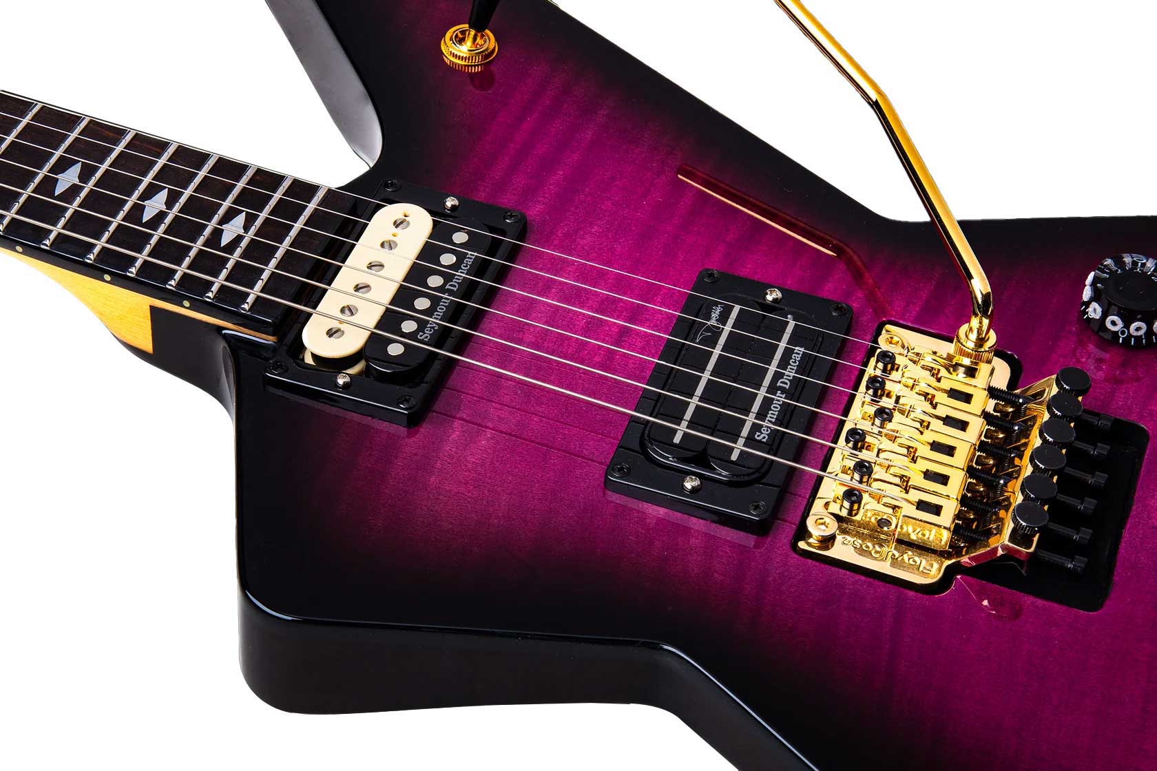 Dime Guitarz Culprit Blacktooth (Purple Burst Flame)