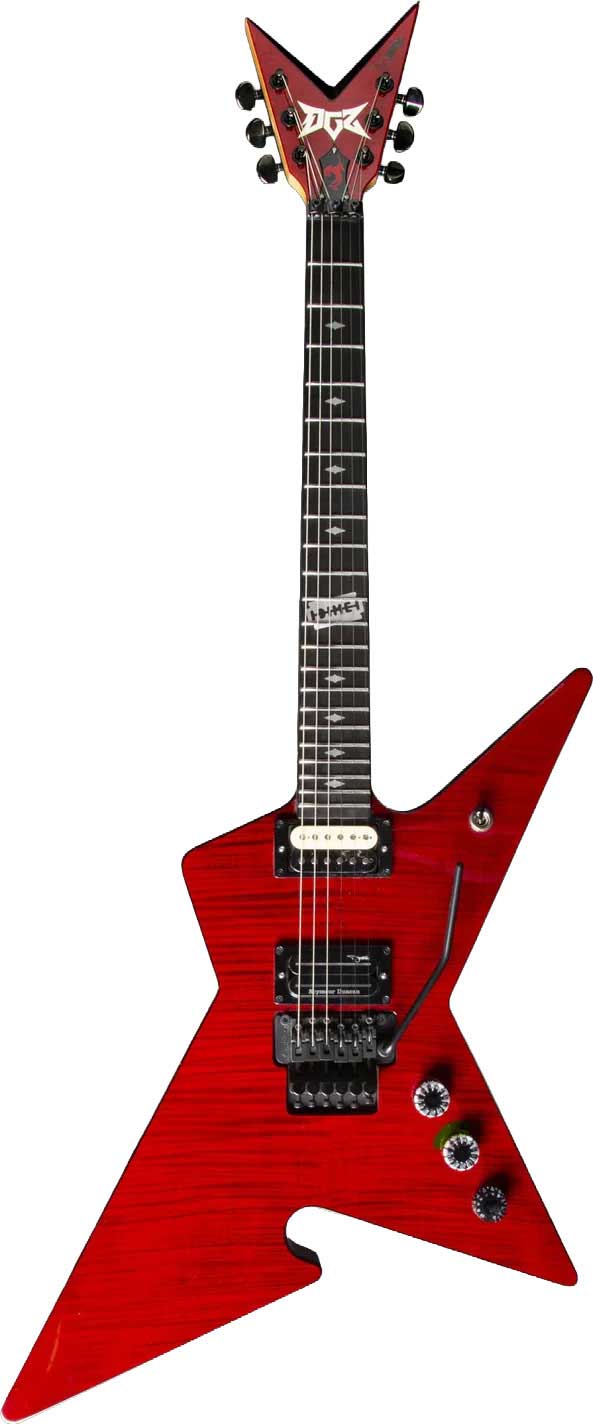 Dime Guitarz Culprit Cherry Bomb (Wine Flame)