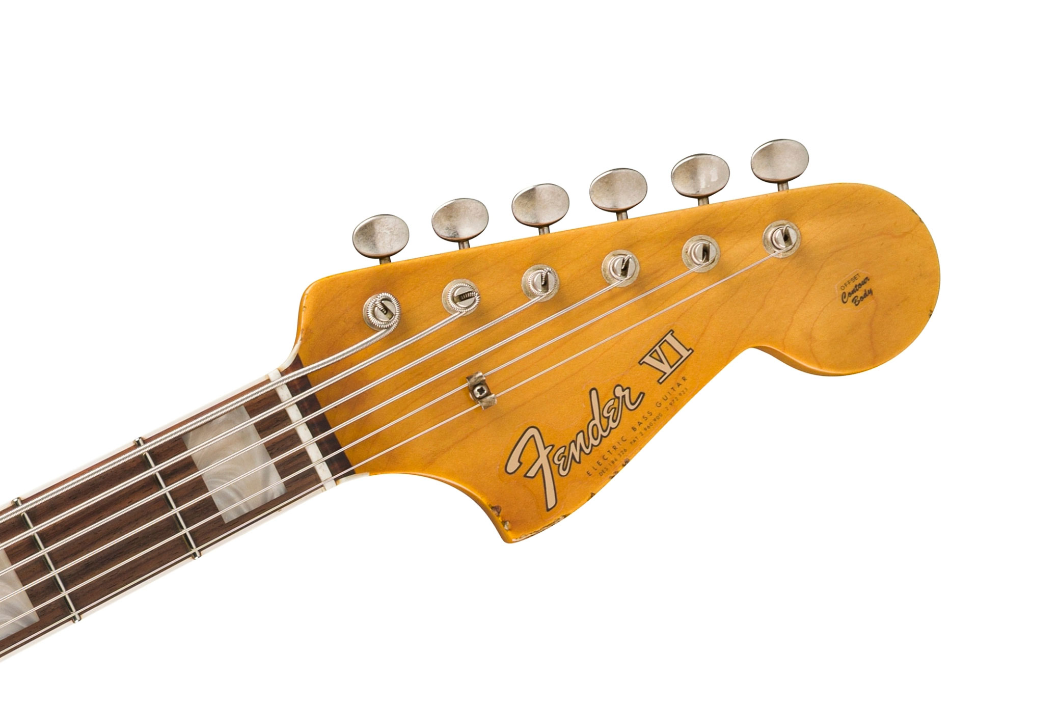 Fender Custom Shop Limited Edition George Harrison Bass VI Bleached 3 Colour Sunburst Rosewood Fingerboard