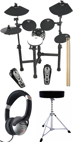 TOURTECH TT-12S Portable Electronic Drum Kit Pack