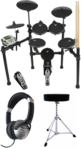 TOURTECH TT-16S 5 Piece Electronic Drum Kit Pack