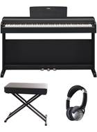 Yamaha YDP-144 Black Digital Piano Pack