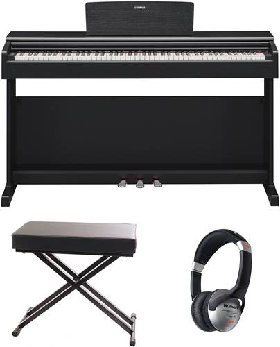 Yamaha YDP-144 Black Digital Piano Pack