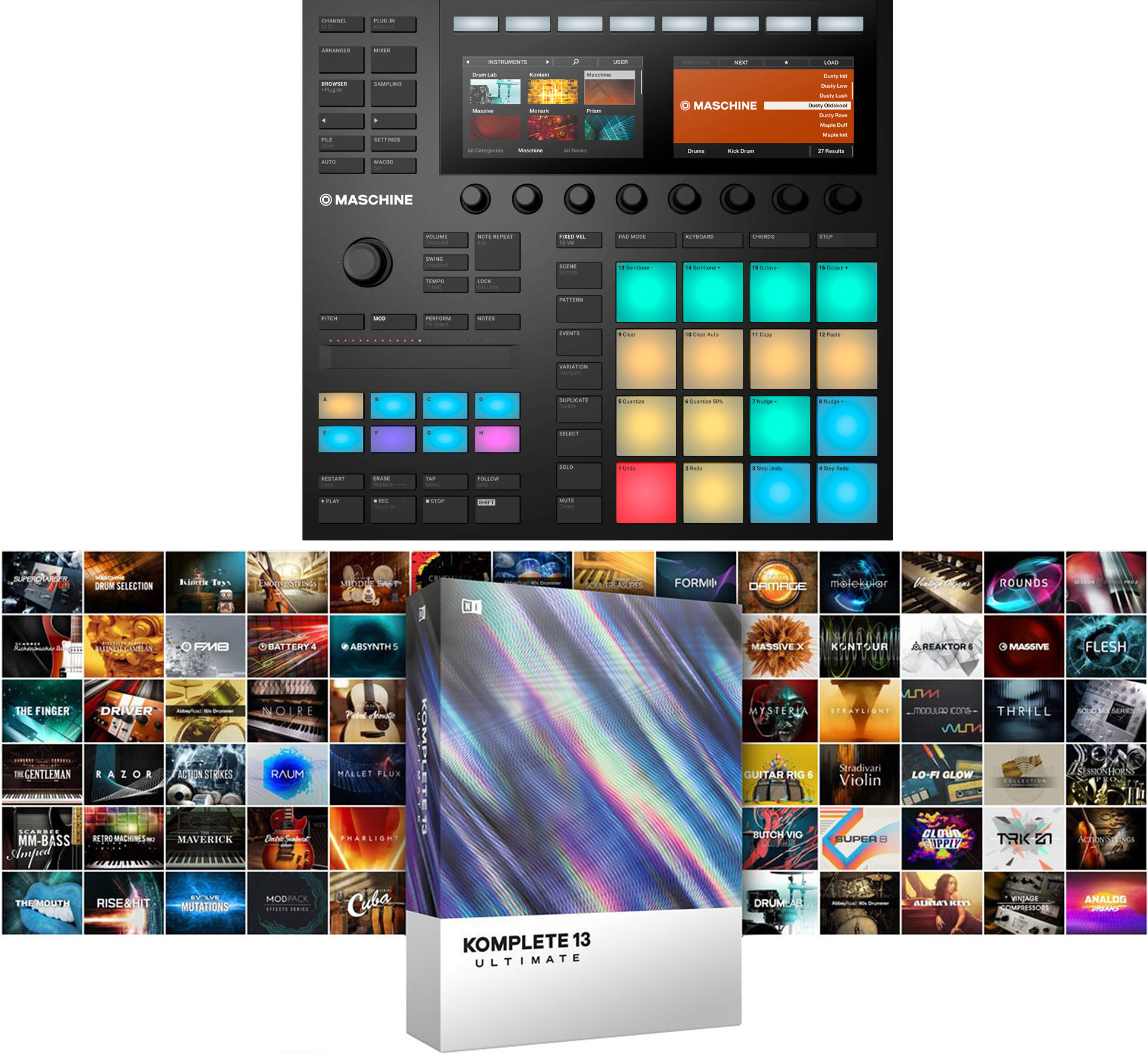 Native Instruments Maschine MK3 With Komplete 13 Ultimate Bundle