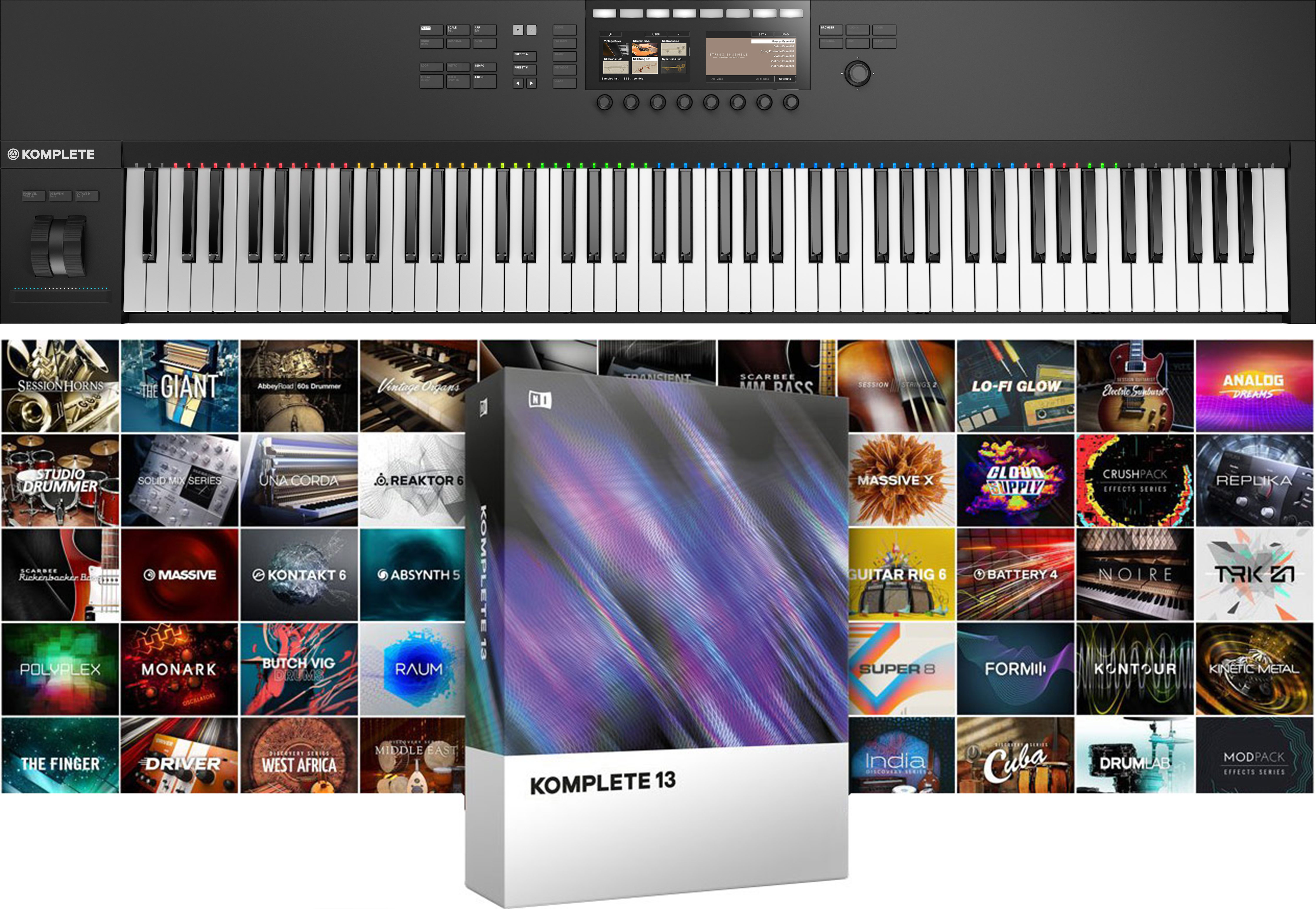 Native Instruments Komplete Kontrol S88 MK2 With Komplete 13 Bundle