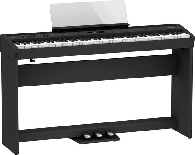 Roland FP-60X Black Digital Piano With Stand and 3 Pedal Unit