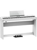 Roland FP-60X White Digital Piano With Stand and 3 Pedal Unit