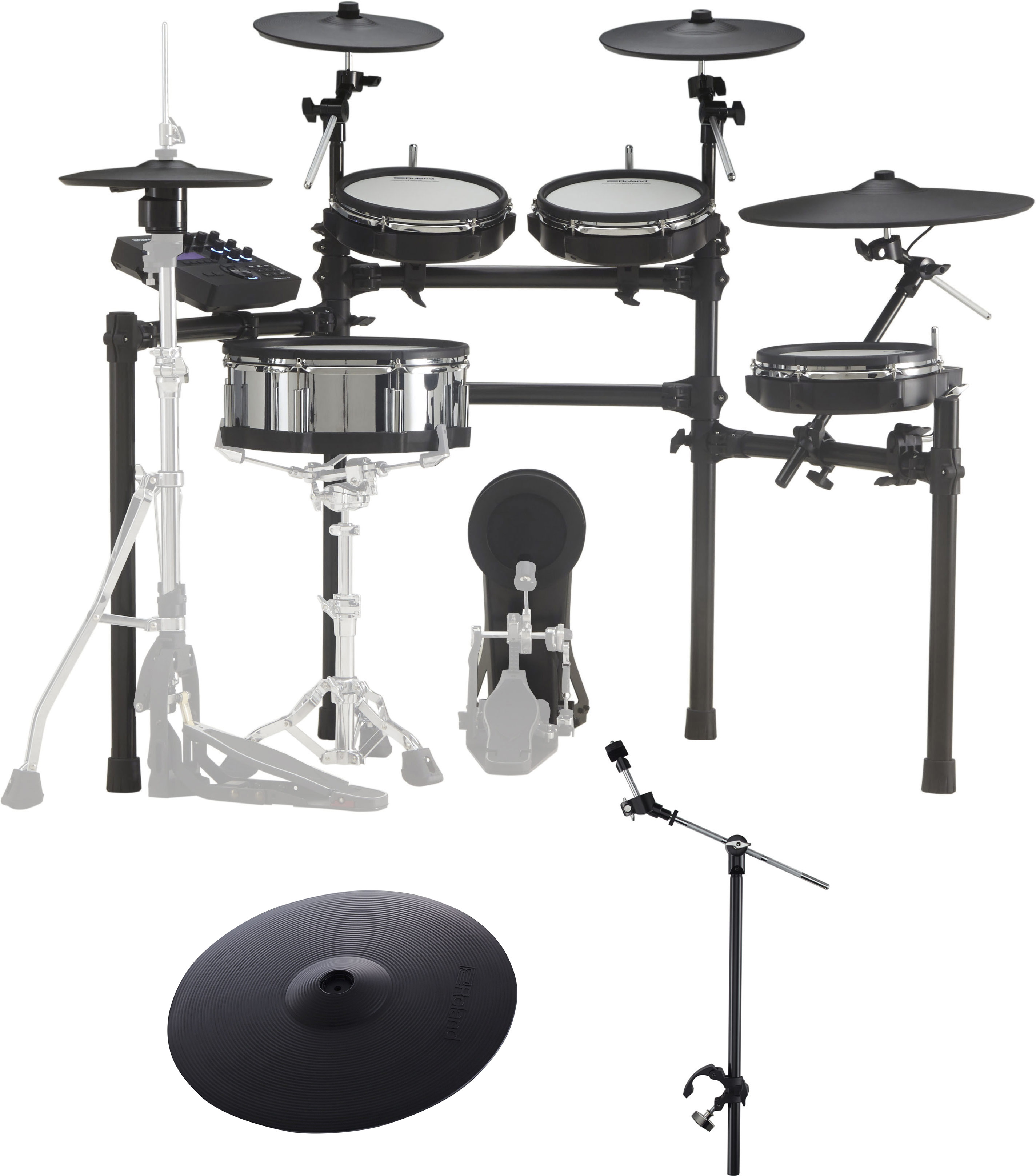 Roland TD-27KV V-Drums Electronic Drum Kit Upgrade Bundle