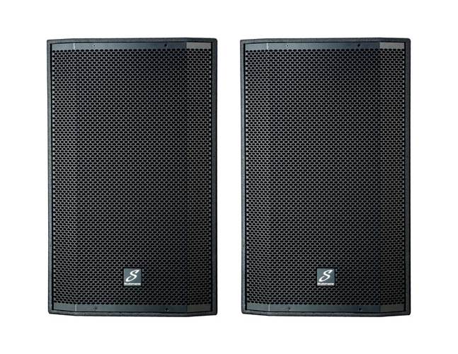 Studiomaster 15AP 15 Inch Active Speaker Pair with Free Stands