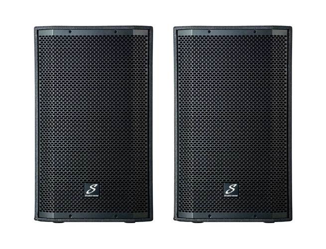Studiomaster Venture 12A 12 Inch Active Speaker Pair with Free Stands Studiomaster Venture 12A 12 Inch Active Speaker Pair with Free Stands