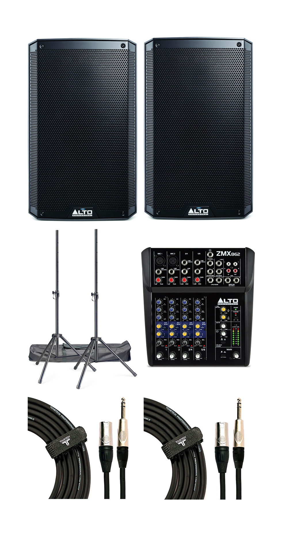 Alto TS310 PA Bundle with Desk & Stands