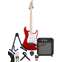 EastCoast ST1 Electric Guitar Pack Candy Red Front View