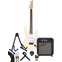 EastCoast ST1 Electric Guitar Pack Vintage White Front View
