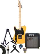 EastCoast T1 Pack Butterscotch Maple Fingerboard Left Handed