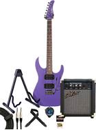 EastCoast HM1 Metallic Purple Rosewood Fingerboard Pack