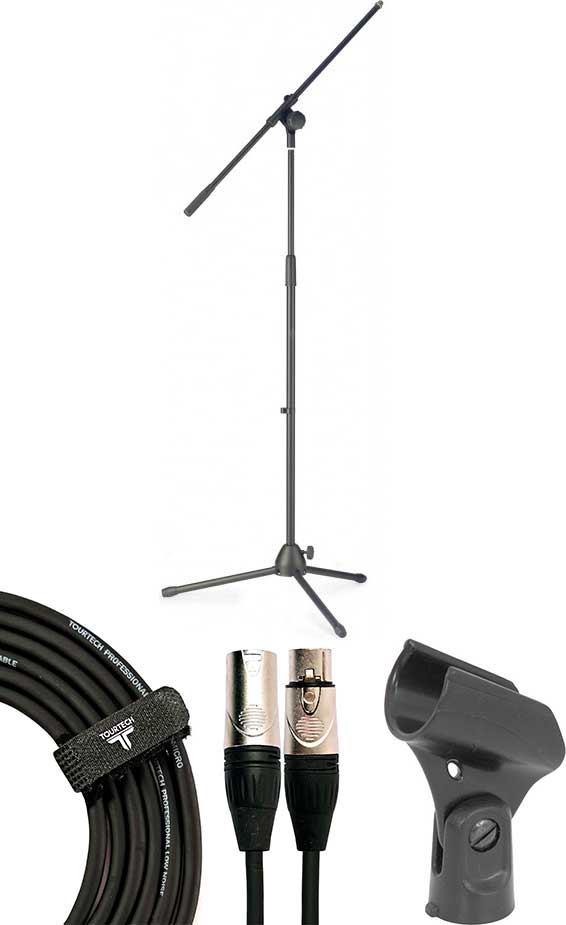TOURTECH Mic Stand Accessory Bundle