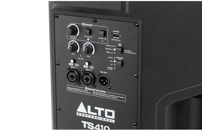 Alto TS410 Active 10 inch Speaker Pair Alto TS410 Active 10 inch Speaker Pair