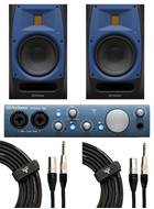 Presonus Audiobox iTWO Audio Interface Bundle with R65 Monitors