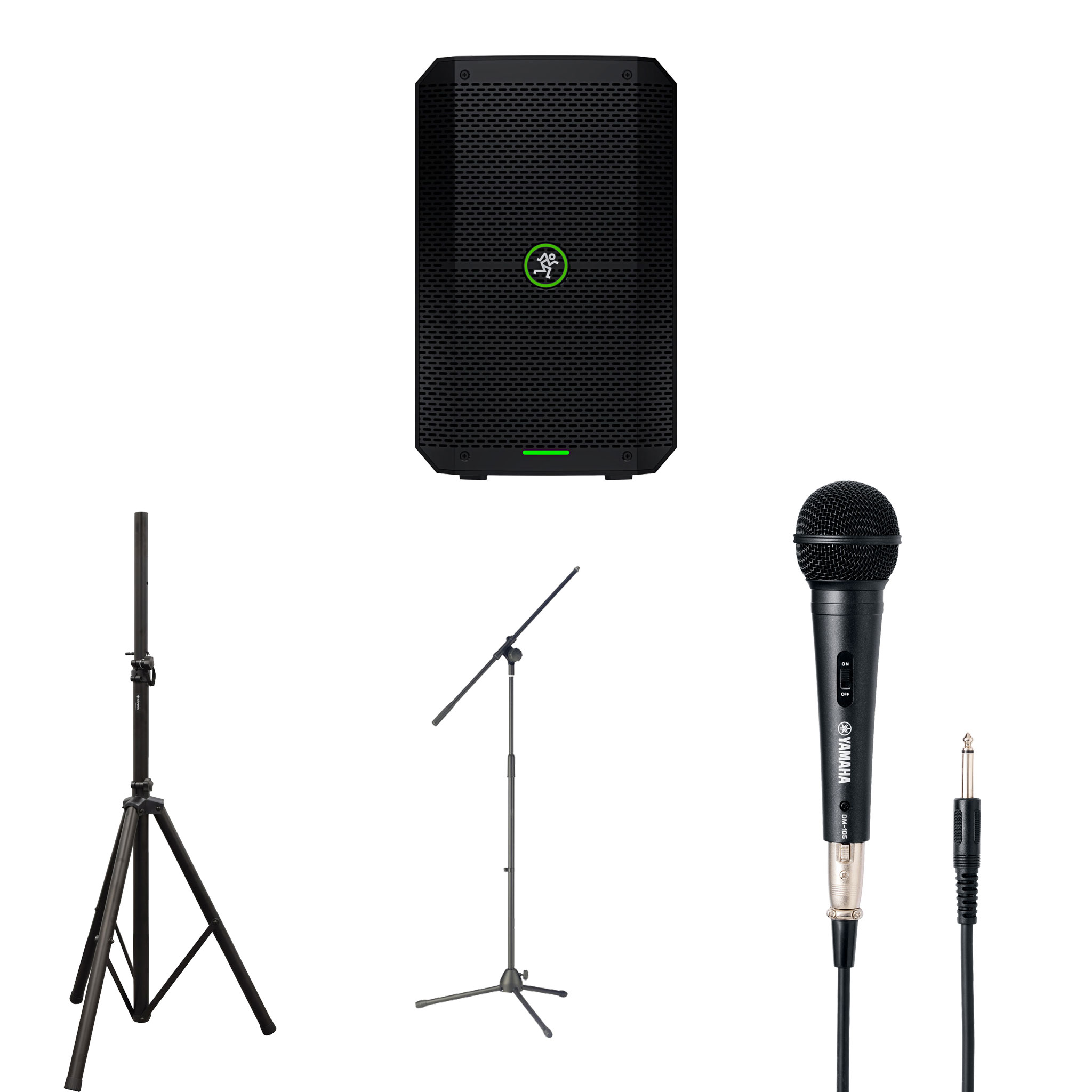 Mackie Thump GO 8 Inch Portable Battery Powered Loudspeaker with Speaker Stand